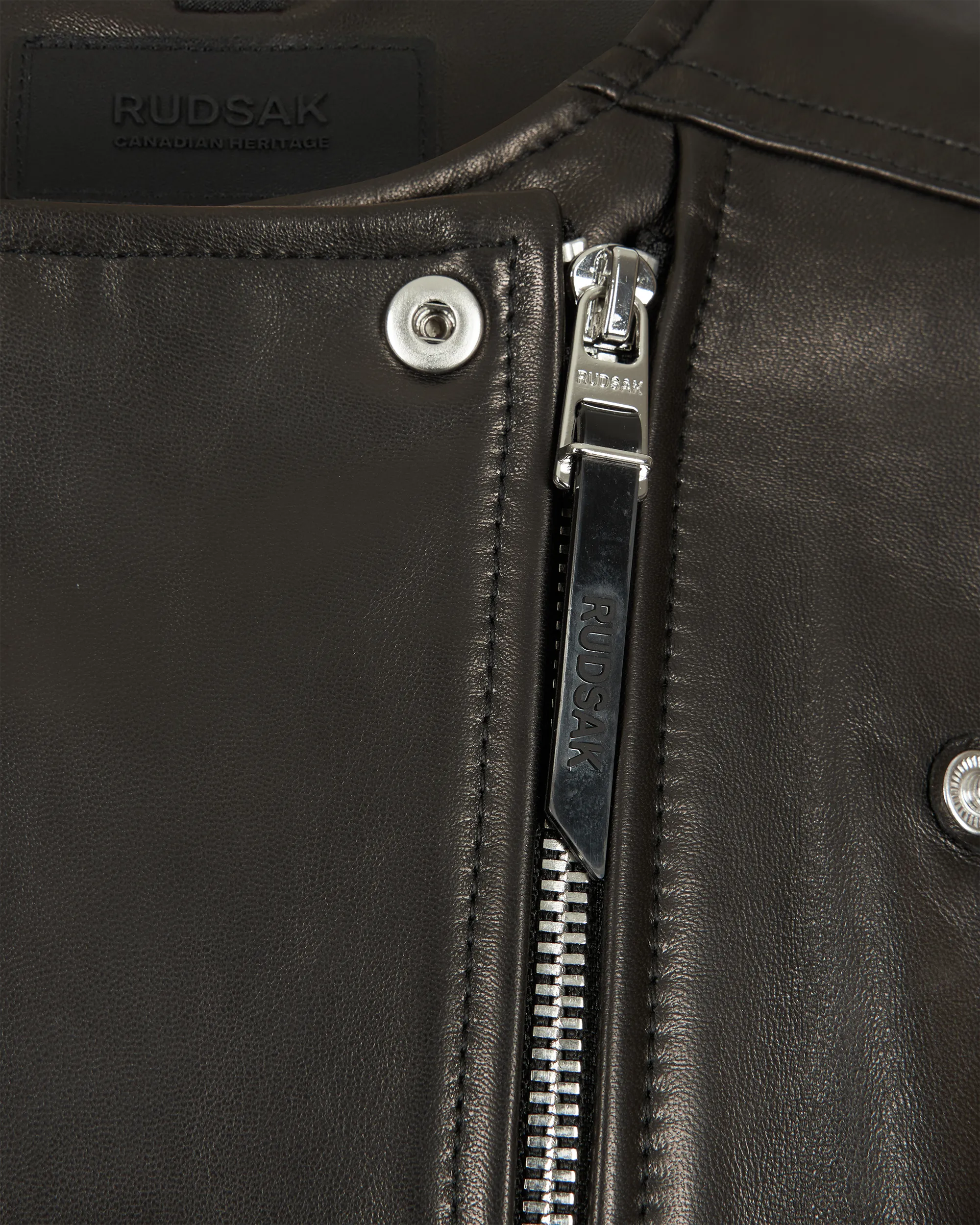 Winni Cropped Leather Jacket - DIHSAN