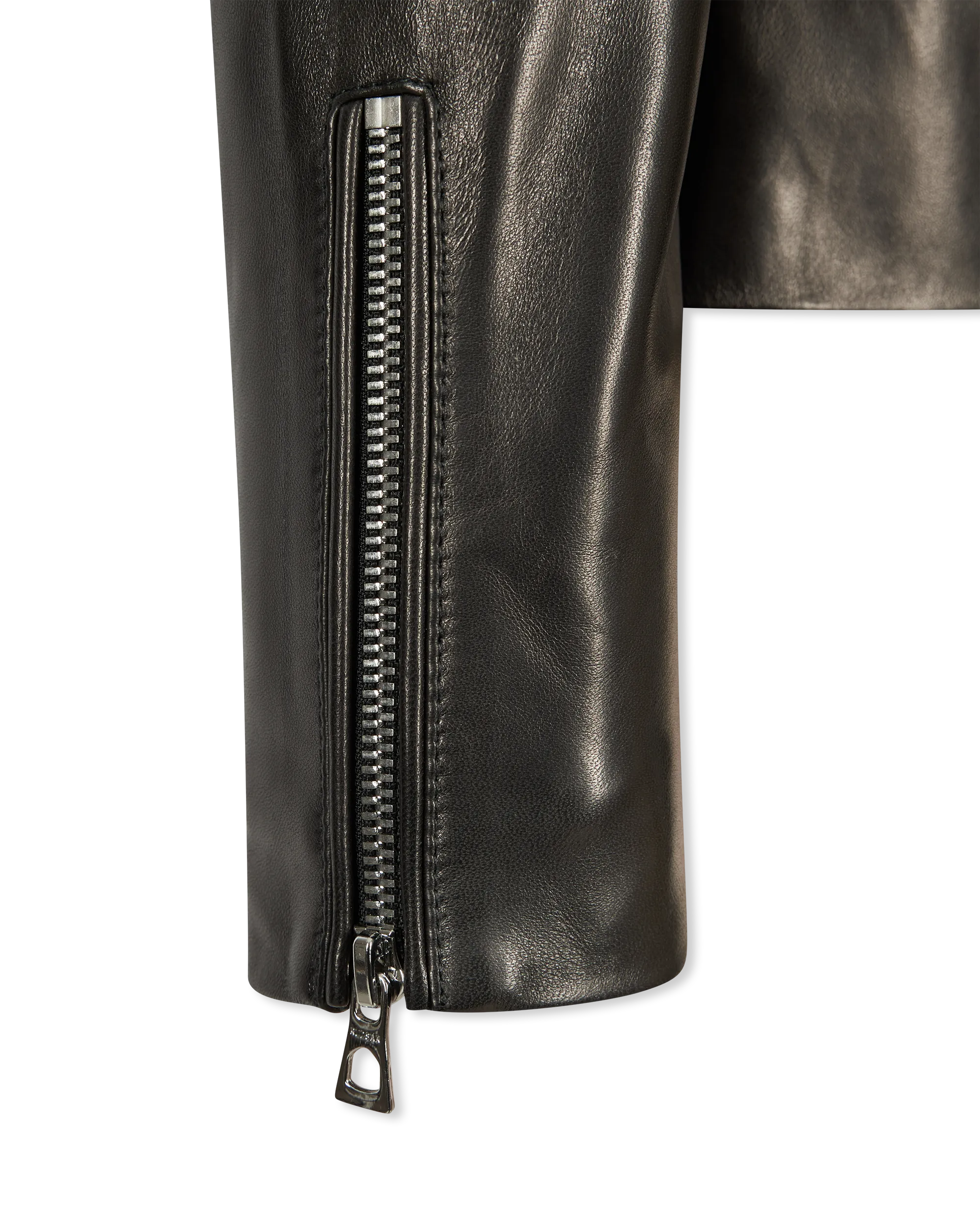 Winni Cropped Leather Jacket - DIHSAN