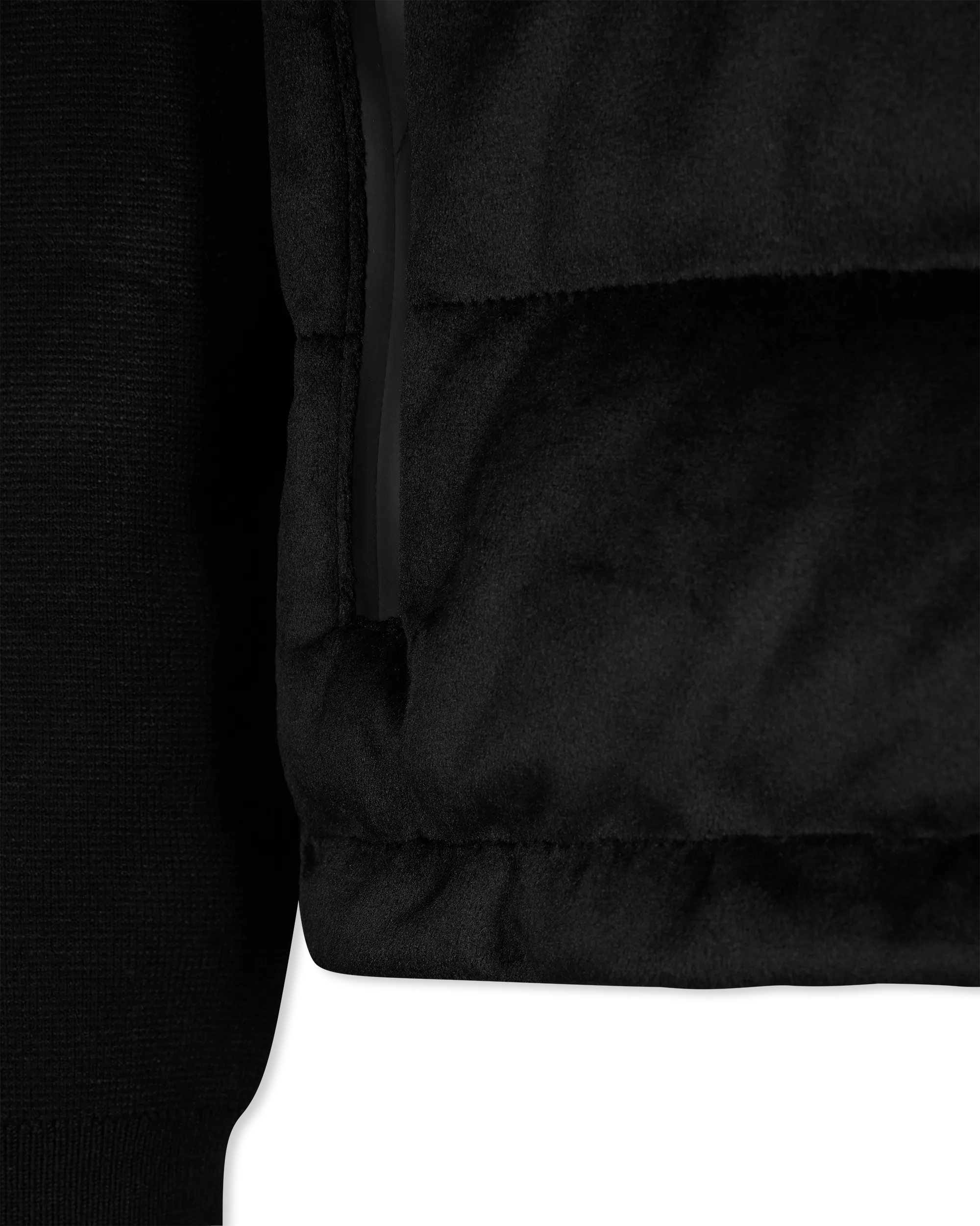Camille Velvet Hybrid Down Jacket - DIHSAN