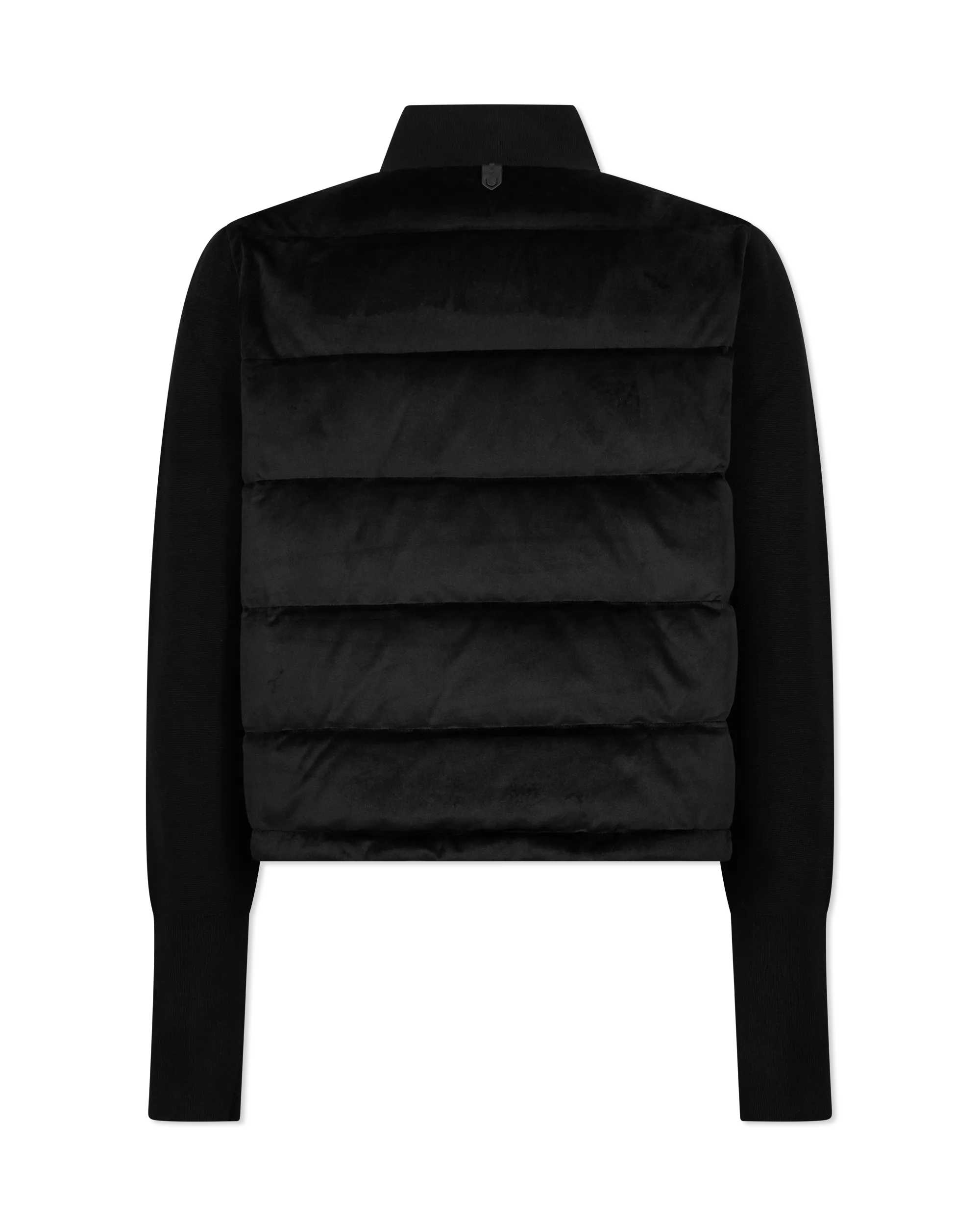 Camille Velvet Hybrid Down Jacket - DIHSAN