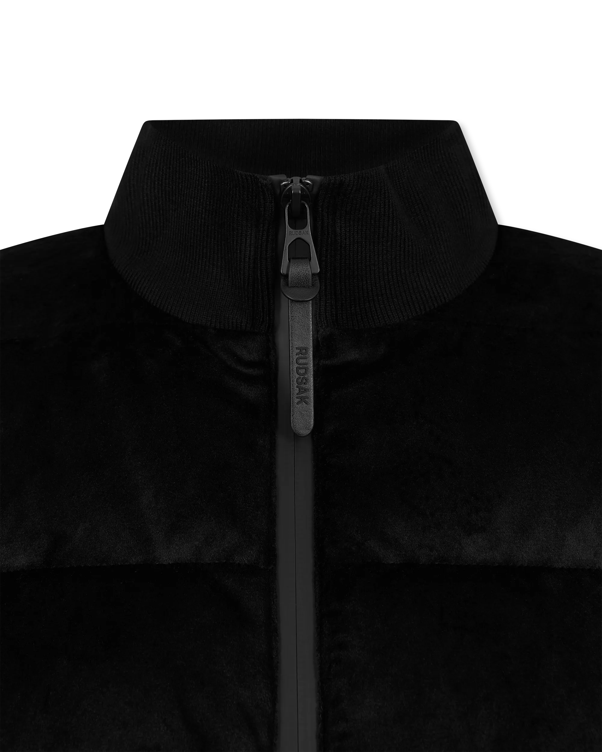 Camille Velvet Hybrid Down Jacket - DIHSAN