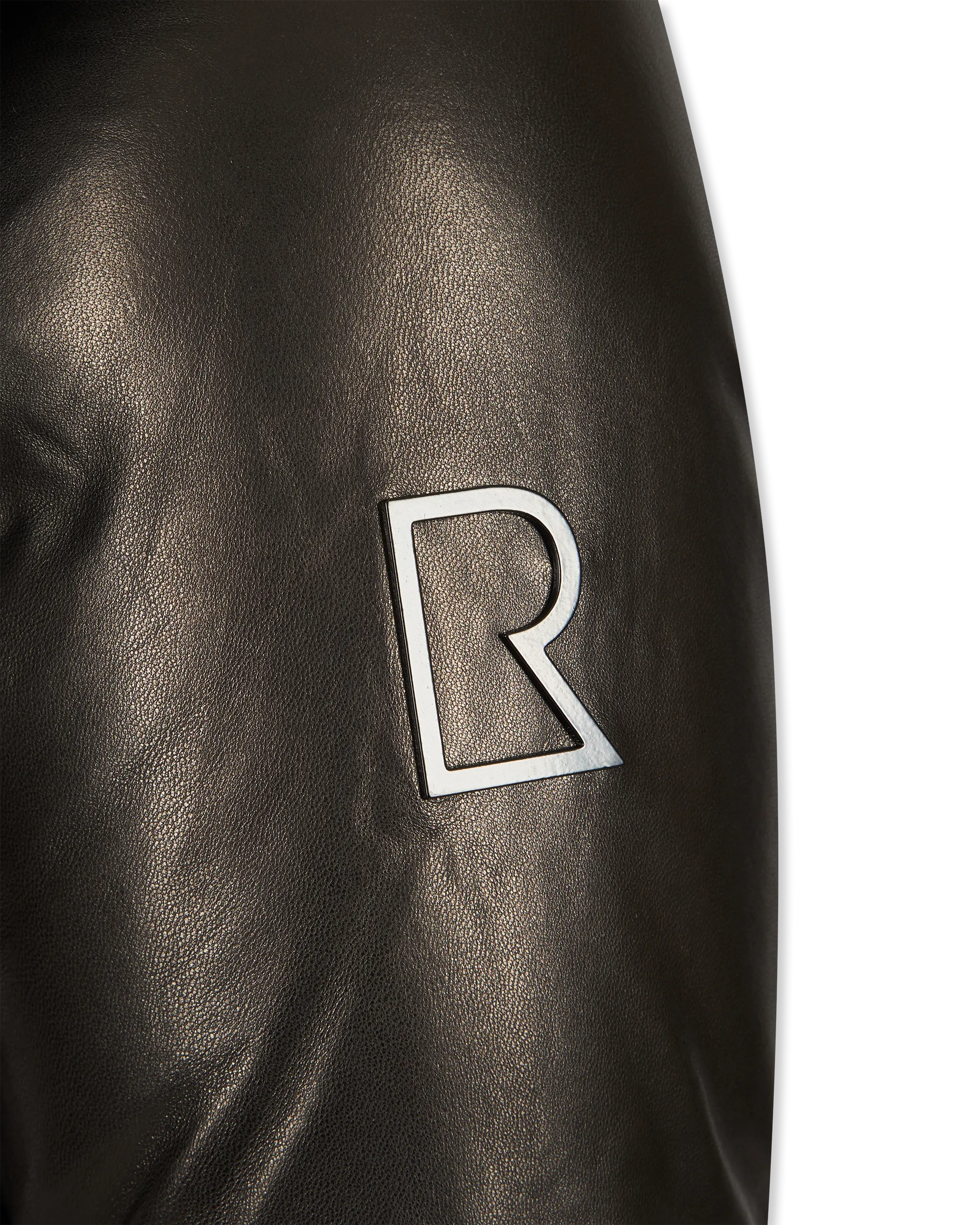 Shauna X Leather & Fur Down Puffer - DIHSAN