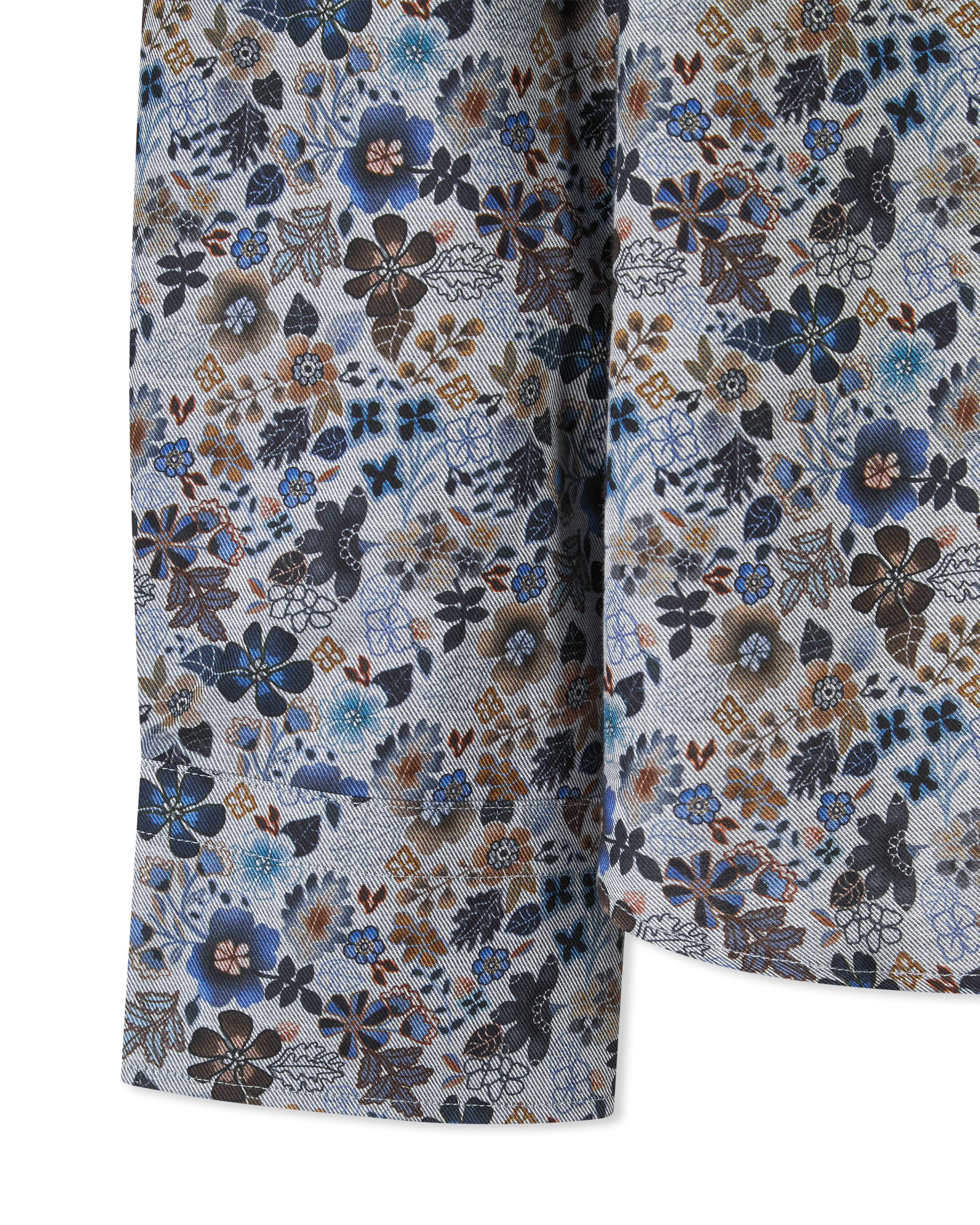 Floral Printed Twill Shirt