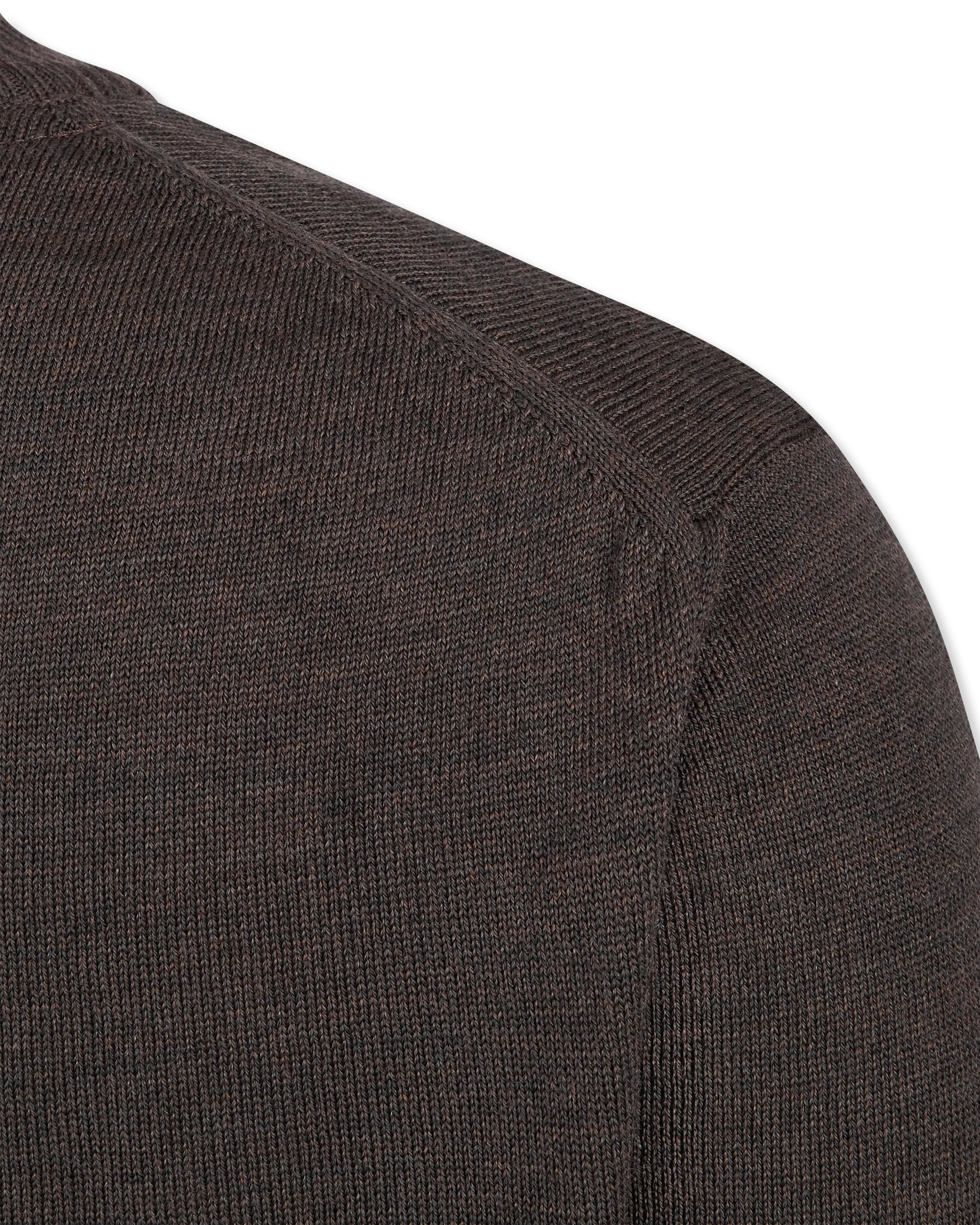 Light Gauge High Neck Quarter-Zip Sweater - DIHSAN