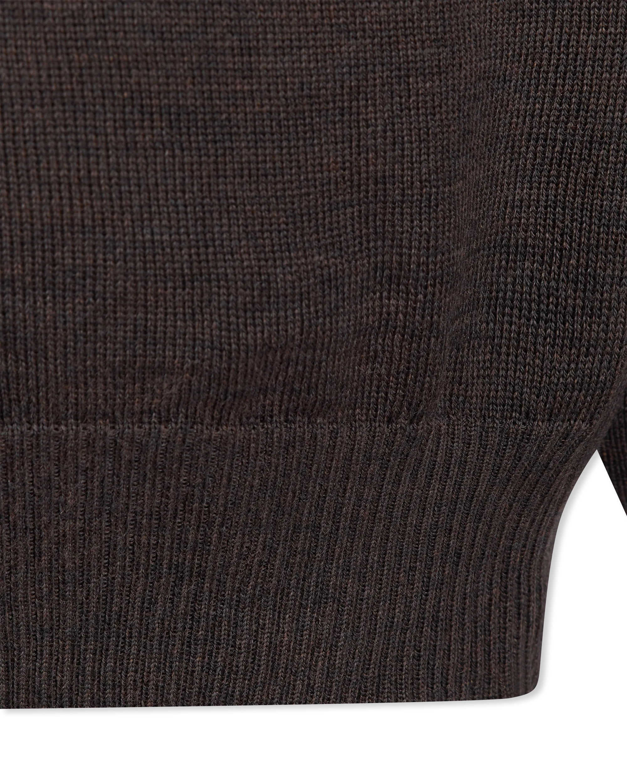 Light Gauge High Neck Quarter-Zip Sweater - DIHSAN