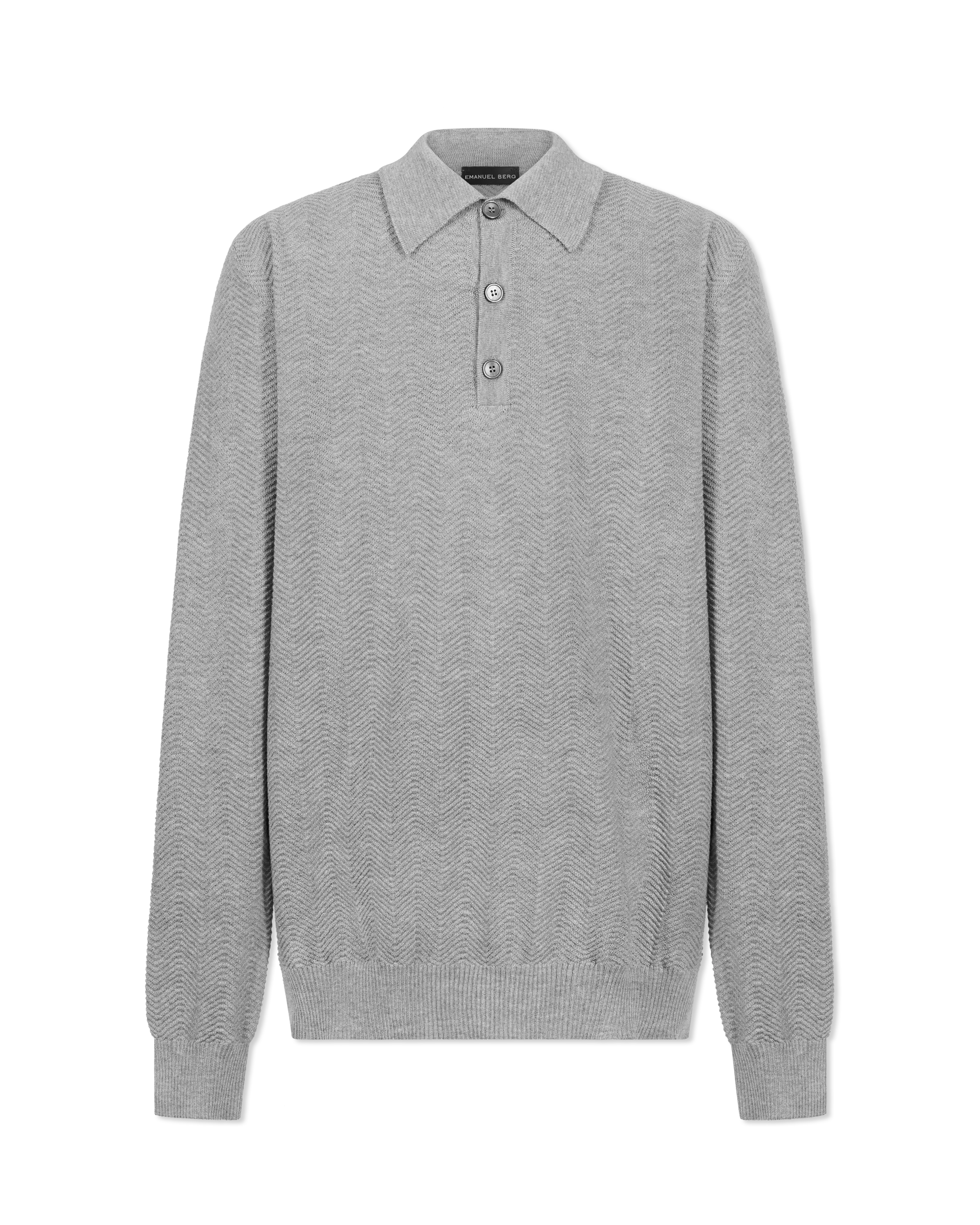 Light Gauge Structured L/S Polo - DIHSAN