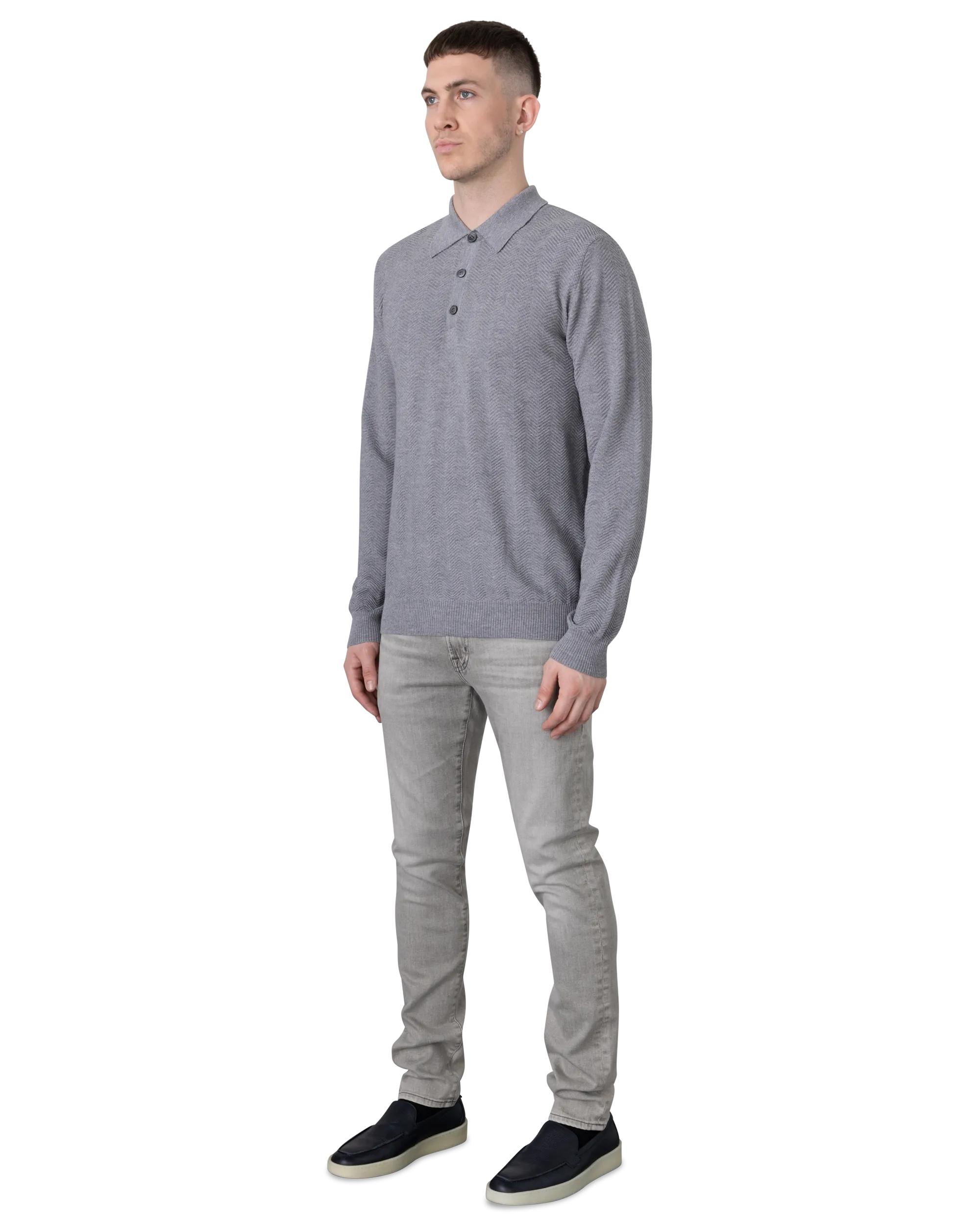 Light Gauge Structured L/S Polo