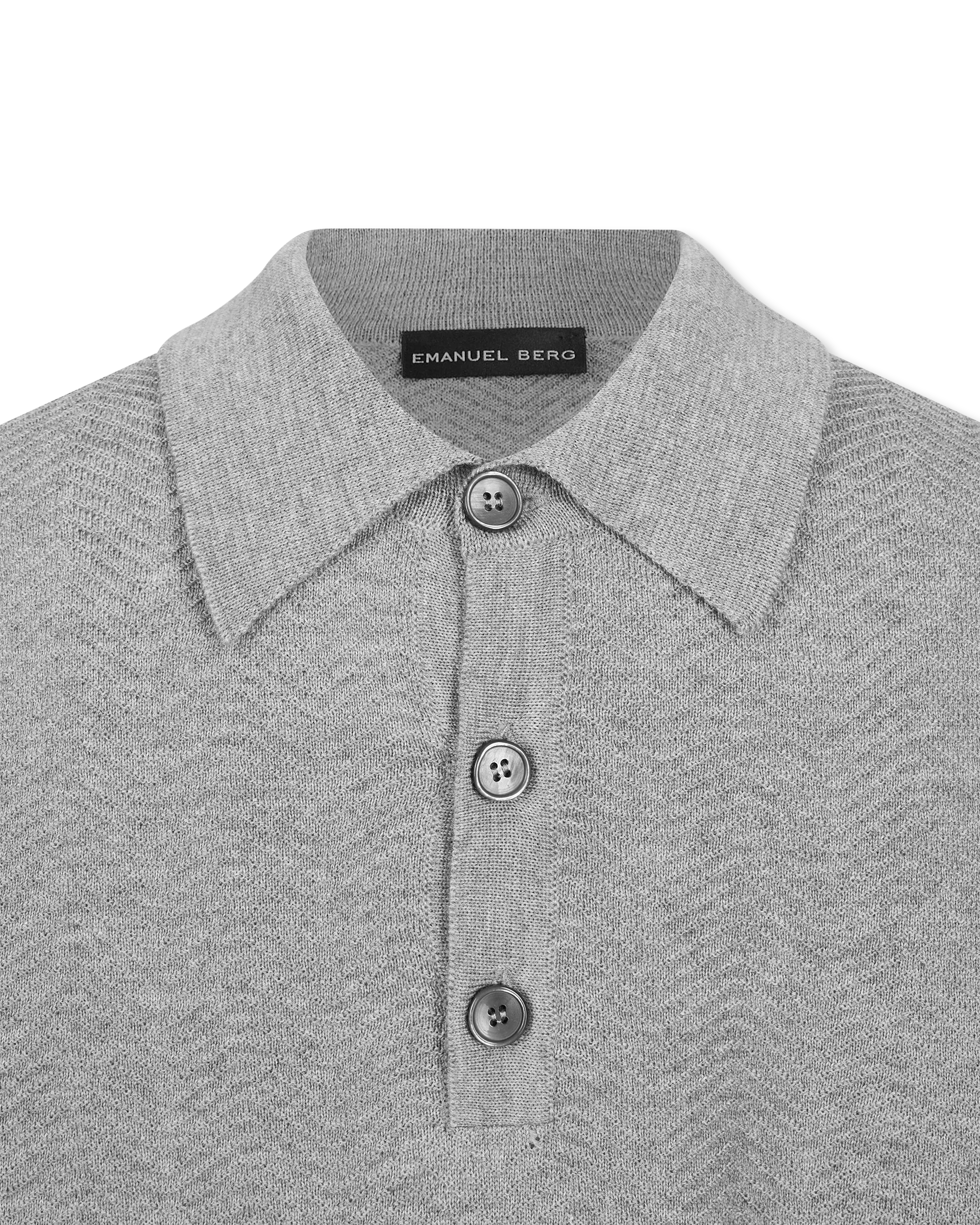 Light Gauge Structured L/S Polo - DIHSAN