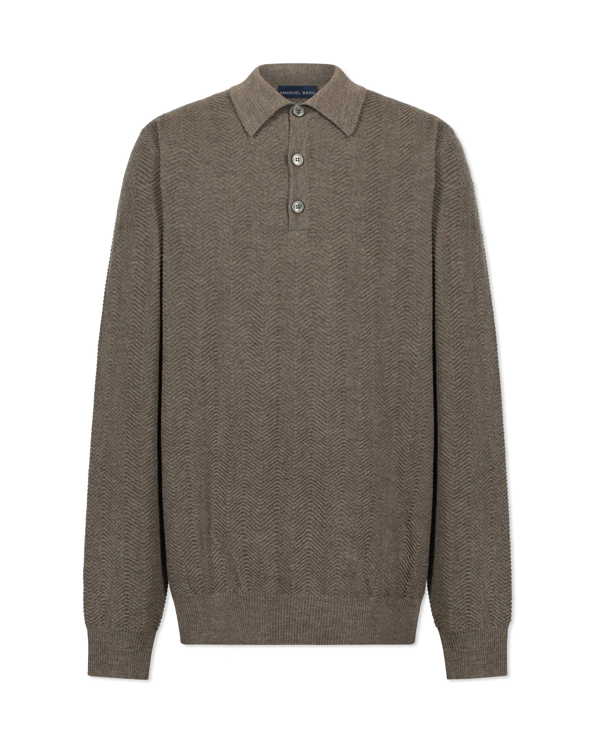 Light Gauge Structured L/S Polo - DIHSAN