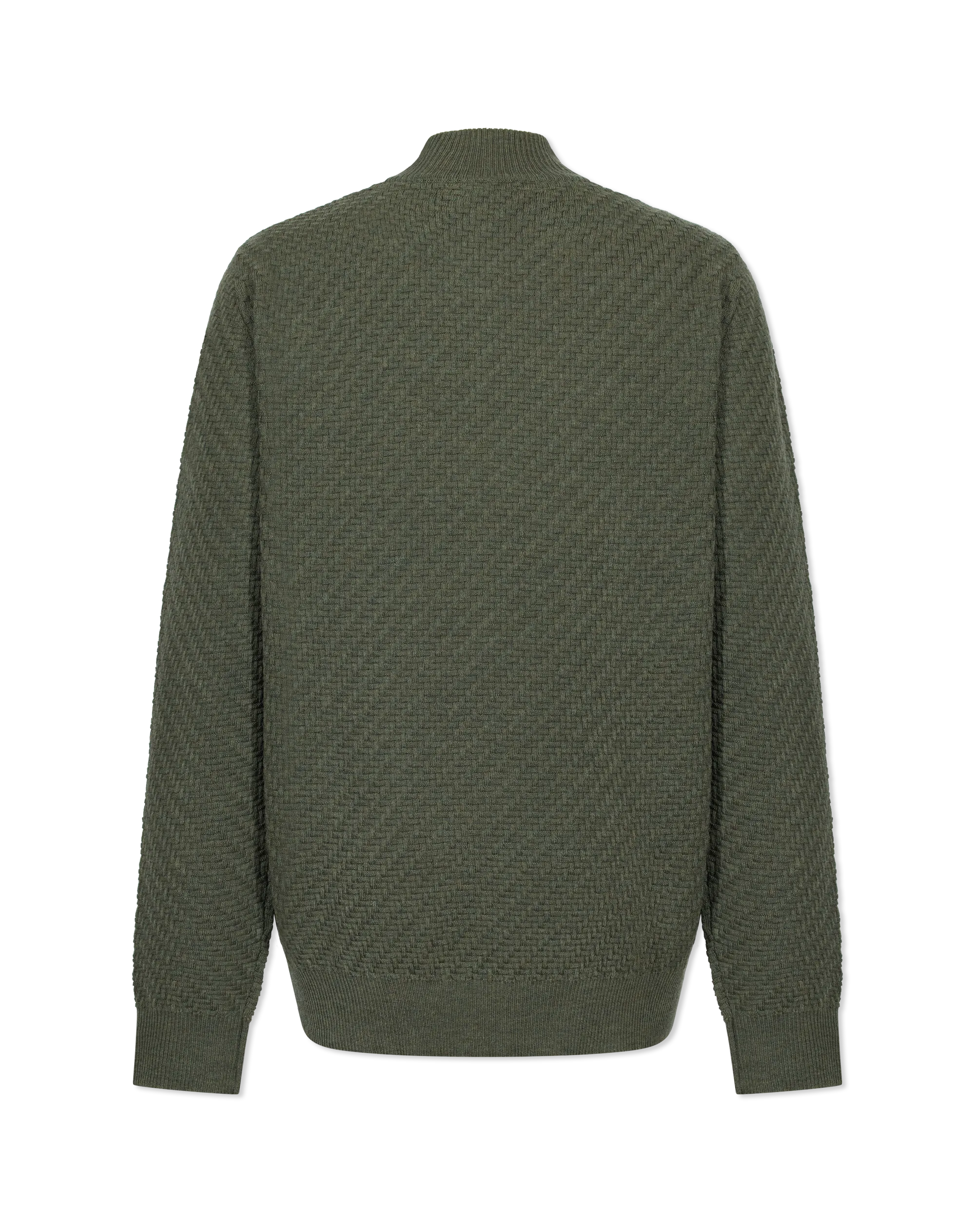 Light Gauge Structured Zipped Cardigan - DIHSAN
