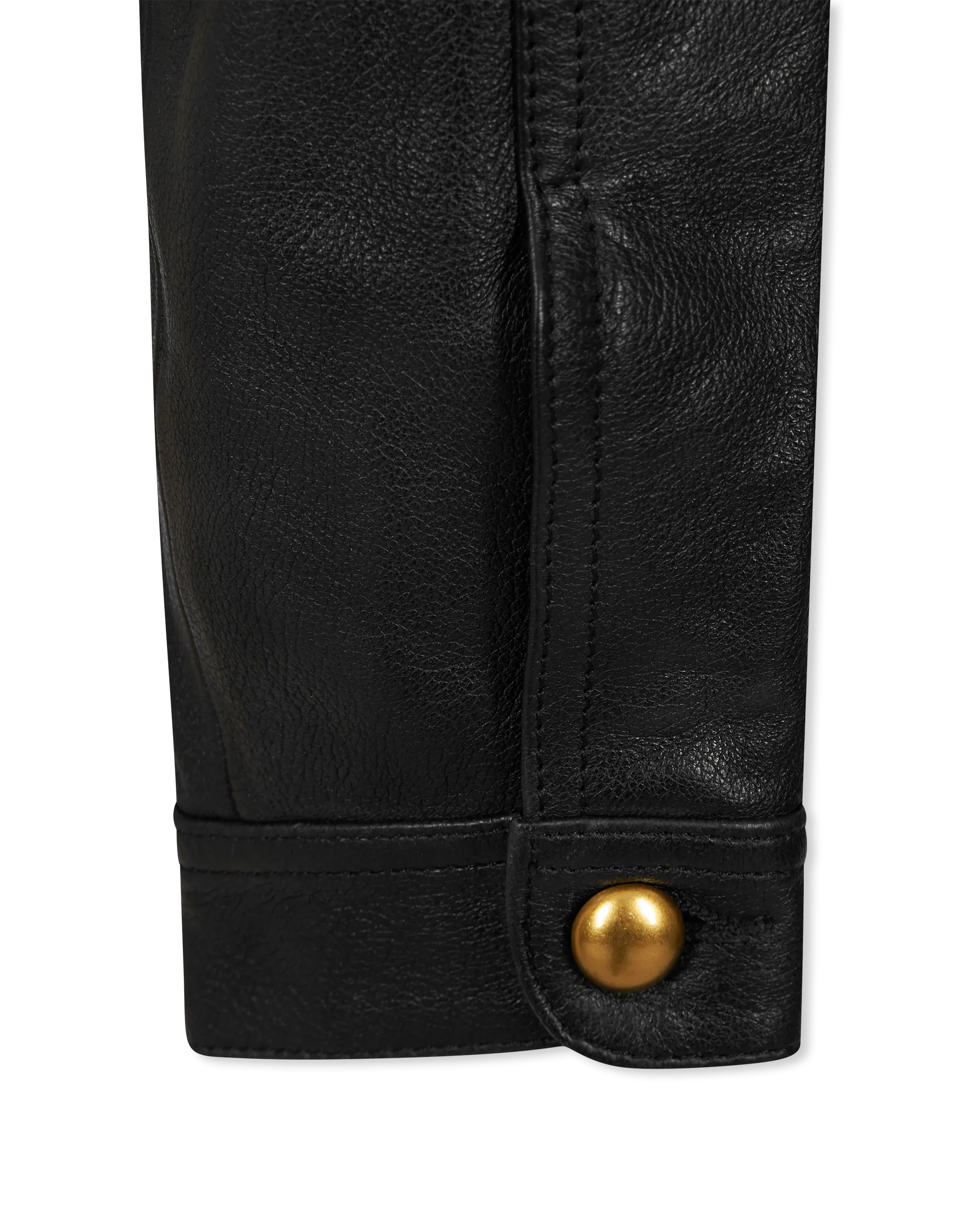 Vika Cropped Leather Jacket - DIHSAN