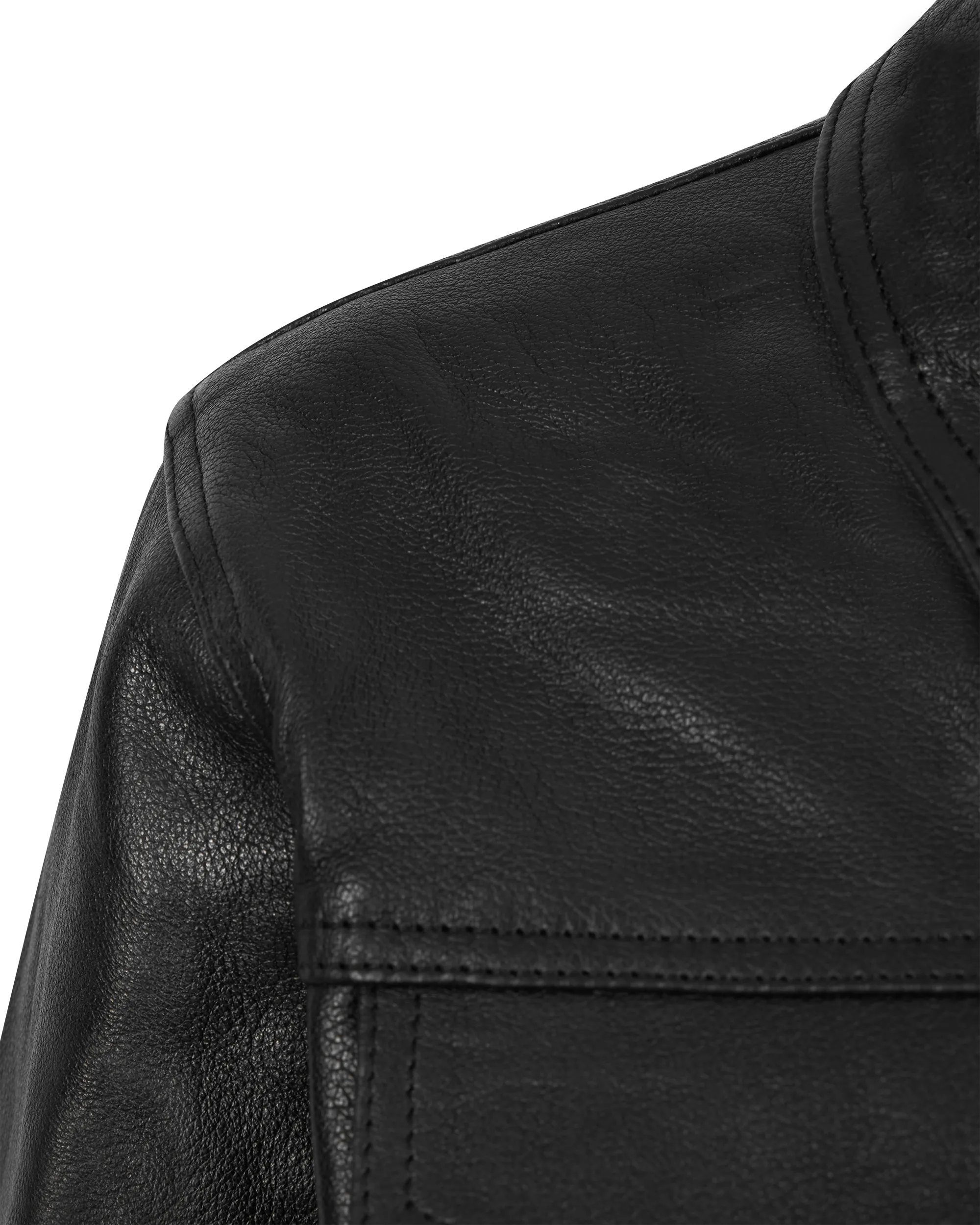 Vika Cropped Leather Jacket - DIHSAN