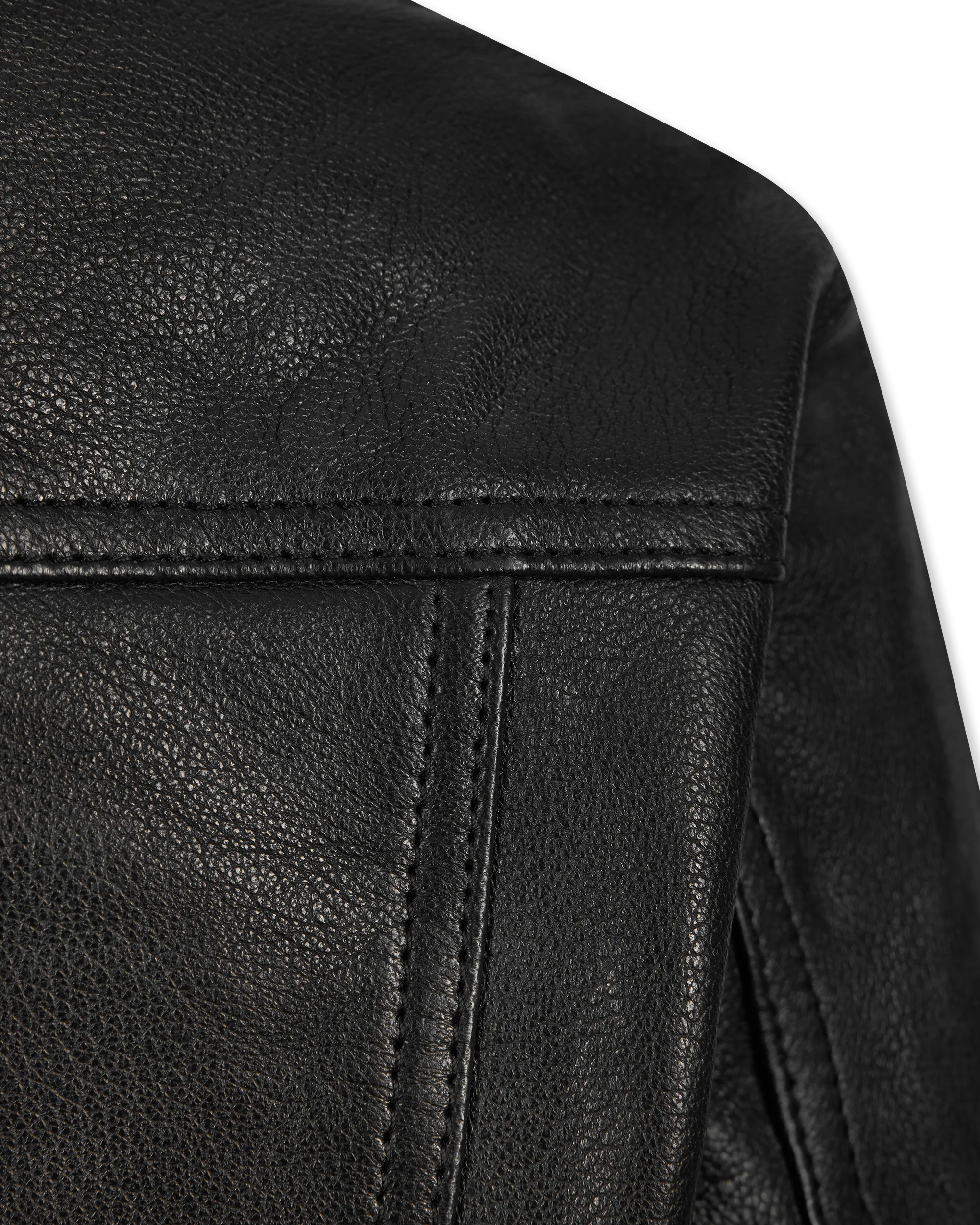 Vika Cropped Leather Jacket - DIHSAN