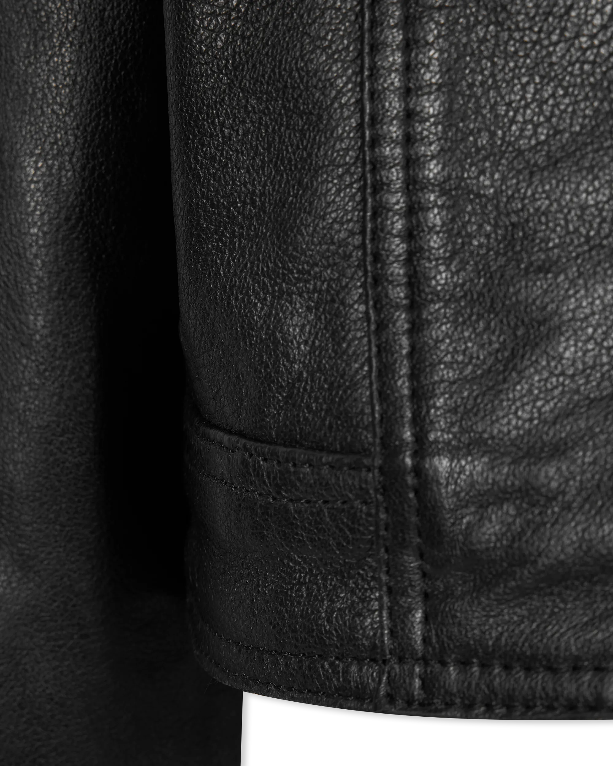 Vika Cropped Leather Jacket - DIHSAN