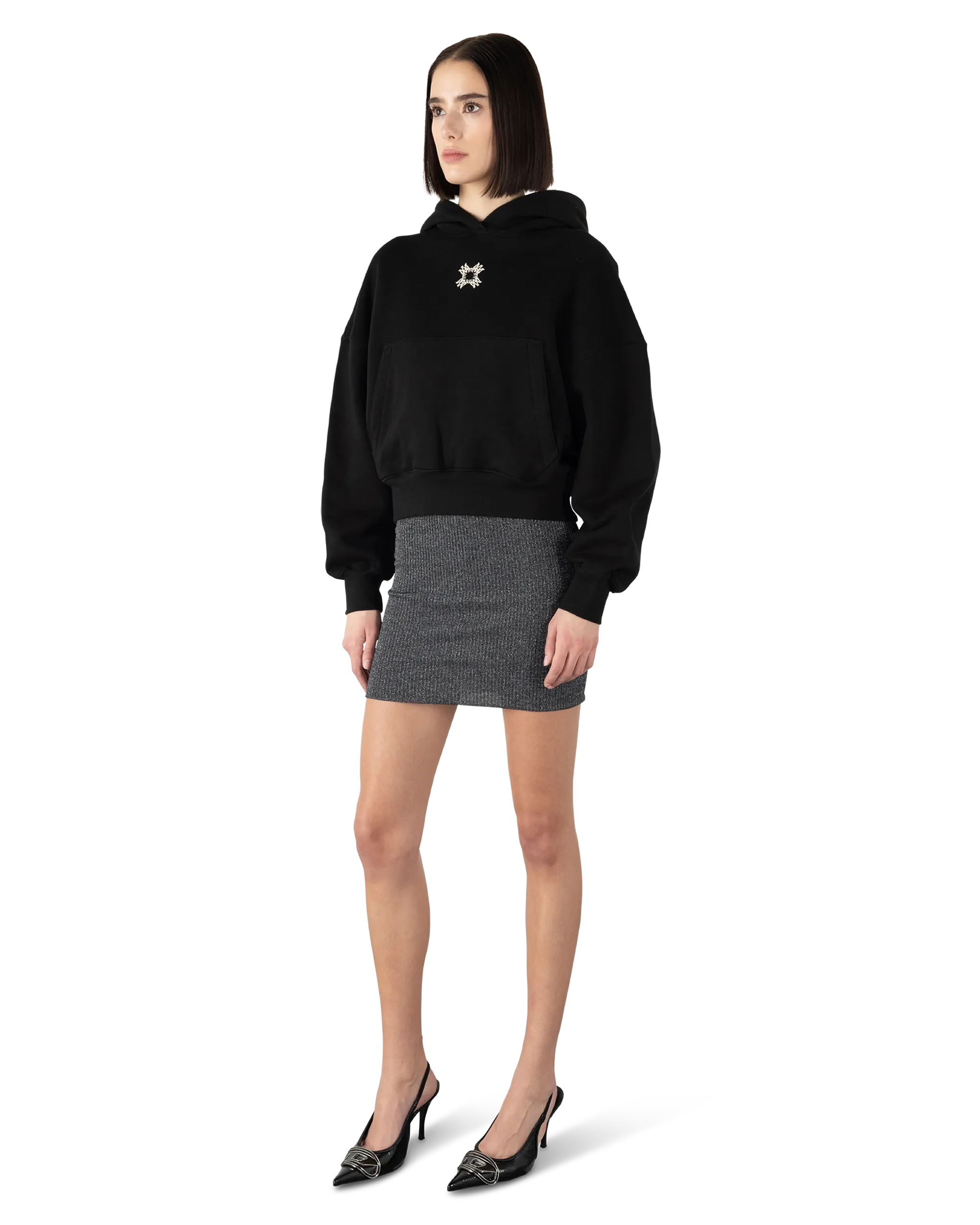 MA Quad Cropped Hoodie