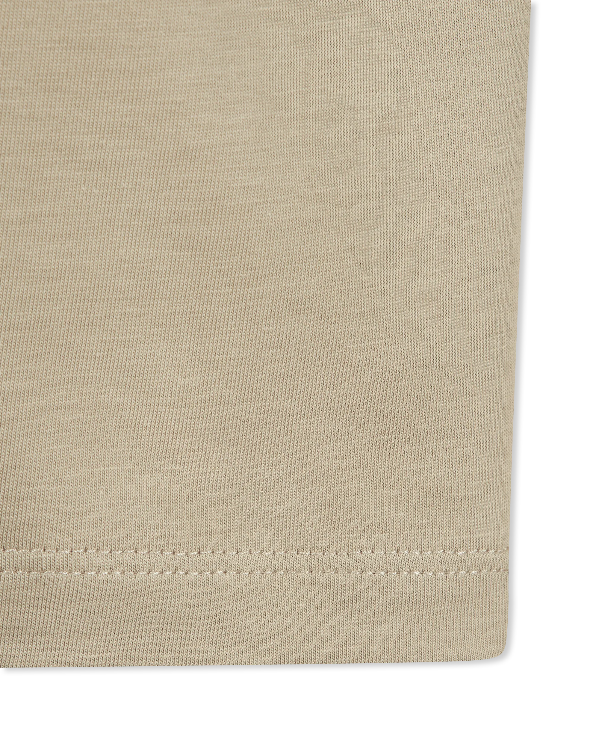 Beige Cotton Balmain Paris Print Cropped T-Shirt by Balmain | DIHSAN