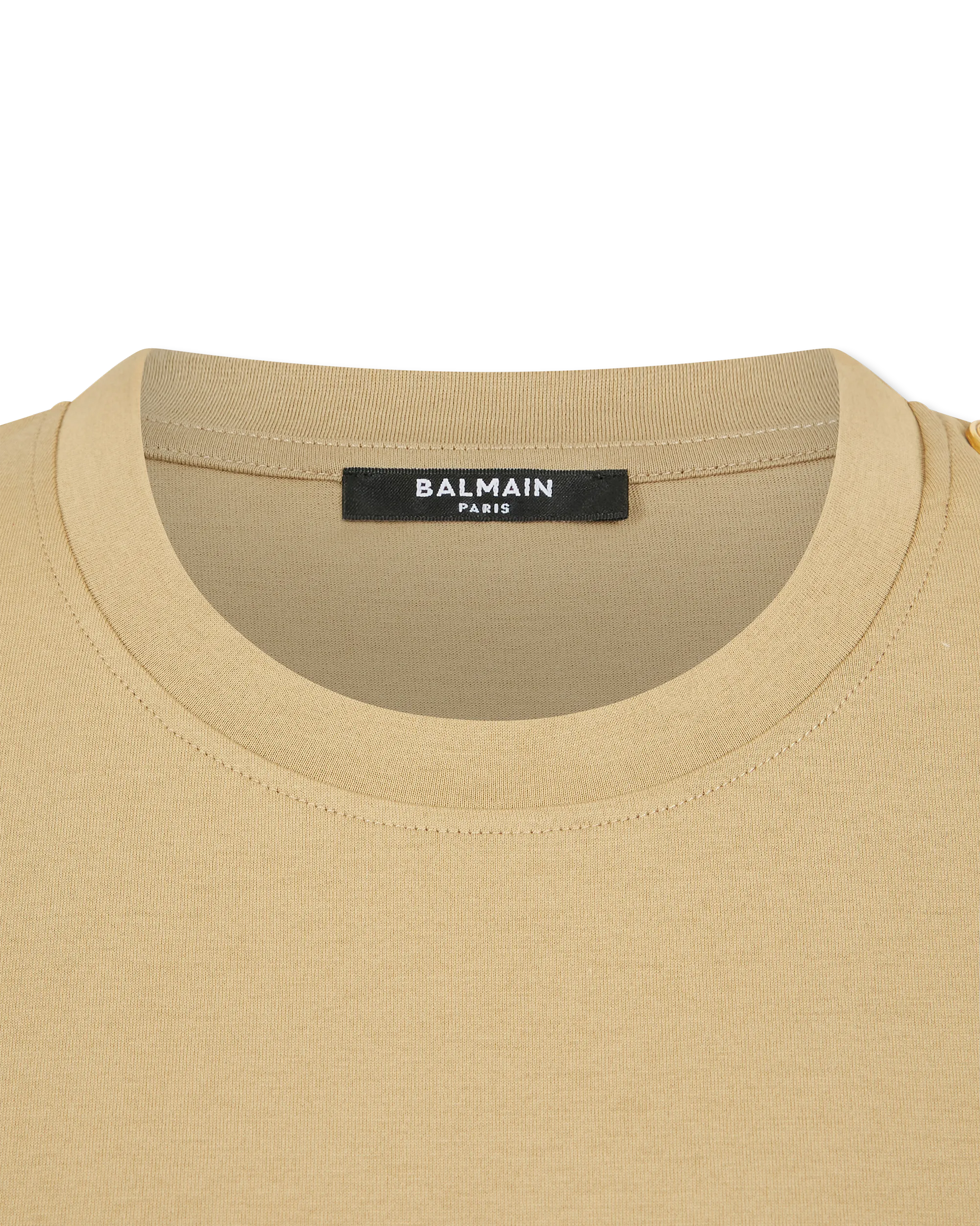 Balmain Paris Print 3 Button T-Shirt - DIHSAN