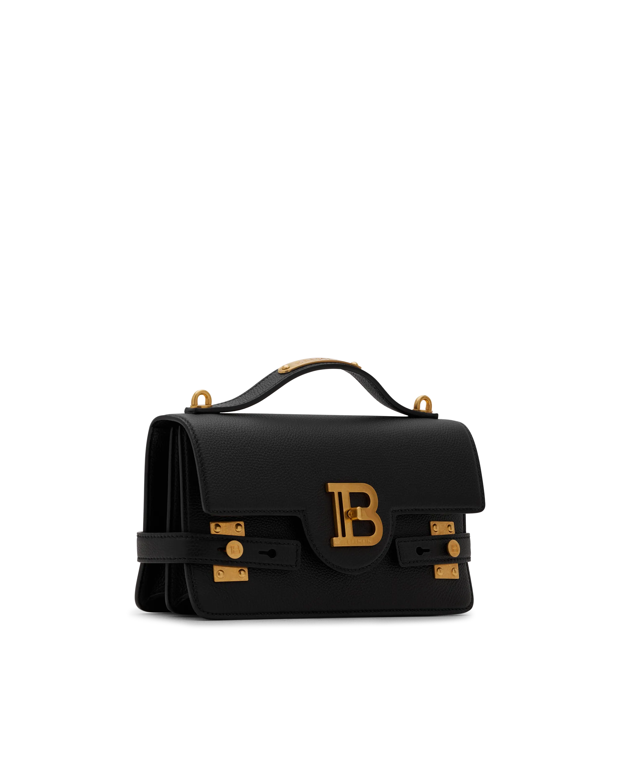 B-Buzz 24 Grained Leather Shoulder Bag - DIHSAN
