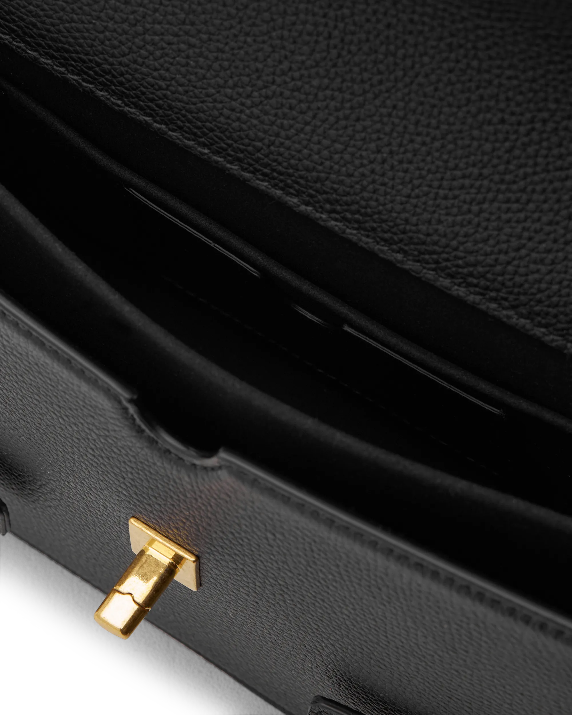 B-Buzz 24 Grained Leather Shoulder Bag - DIHSAN