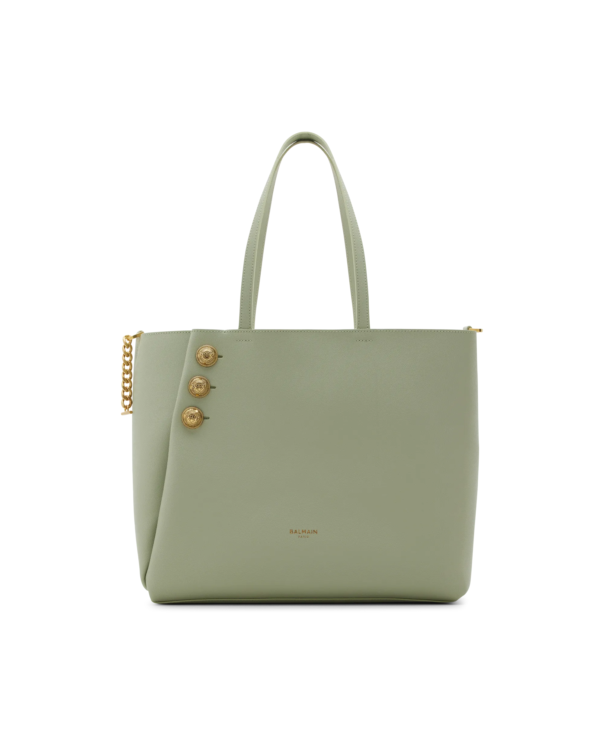 Emblème Grained Calfskin Tote Bag - DIHSAN
