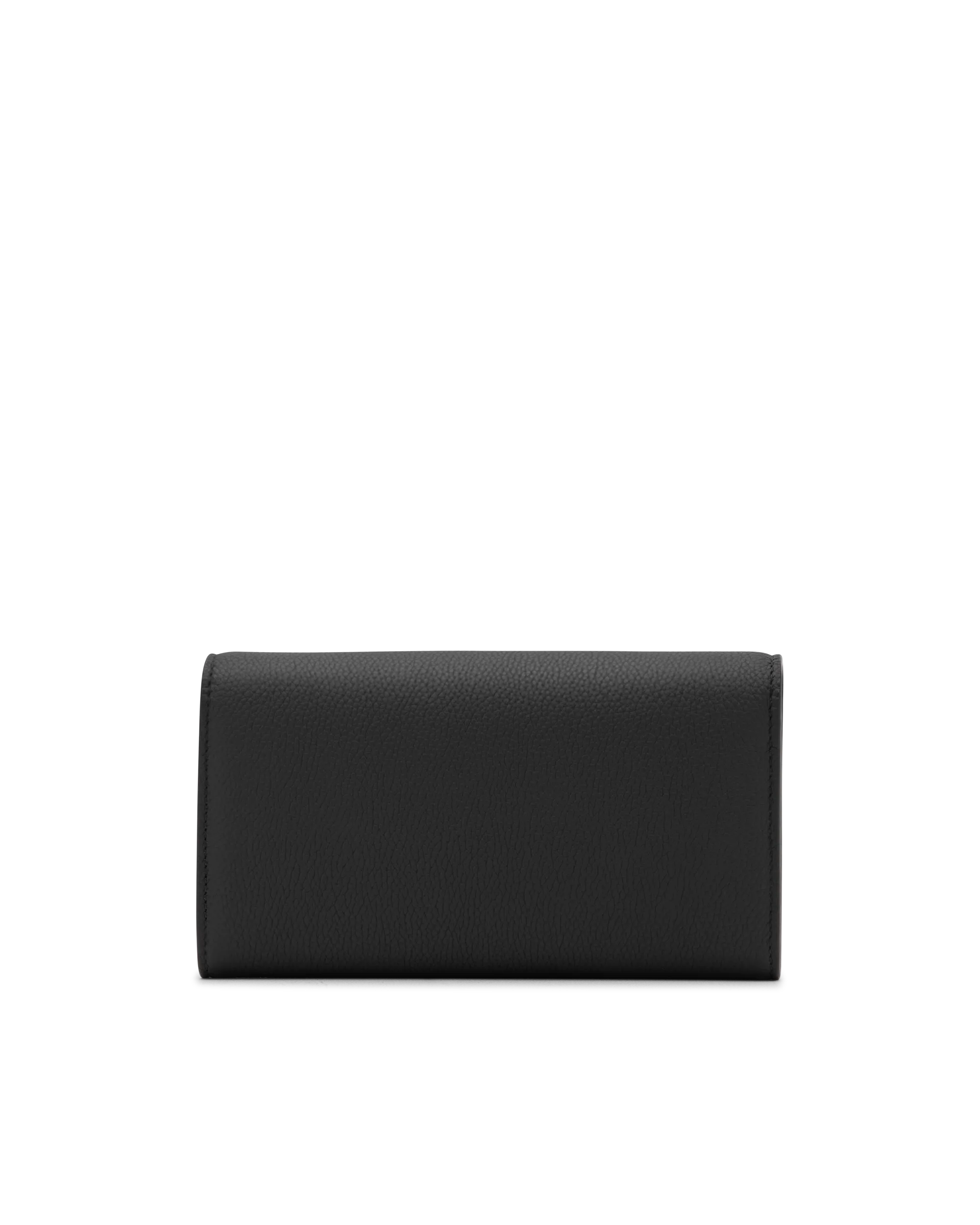 B-Buzz Grained Leather Wallet On Chain - DIHSAN
