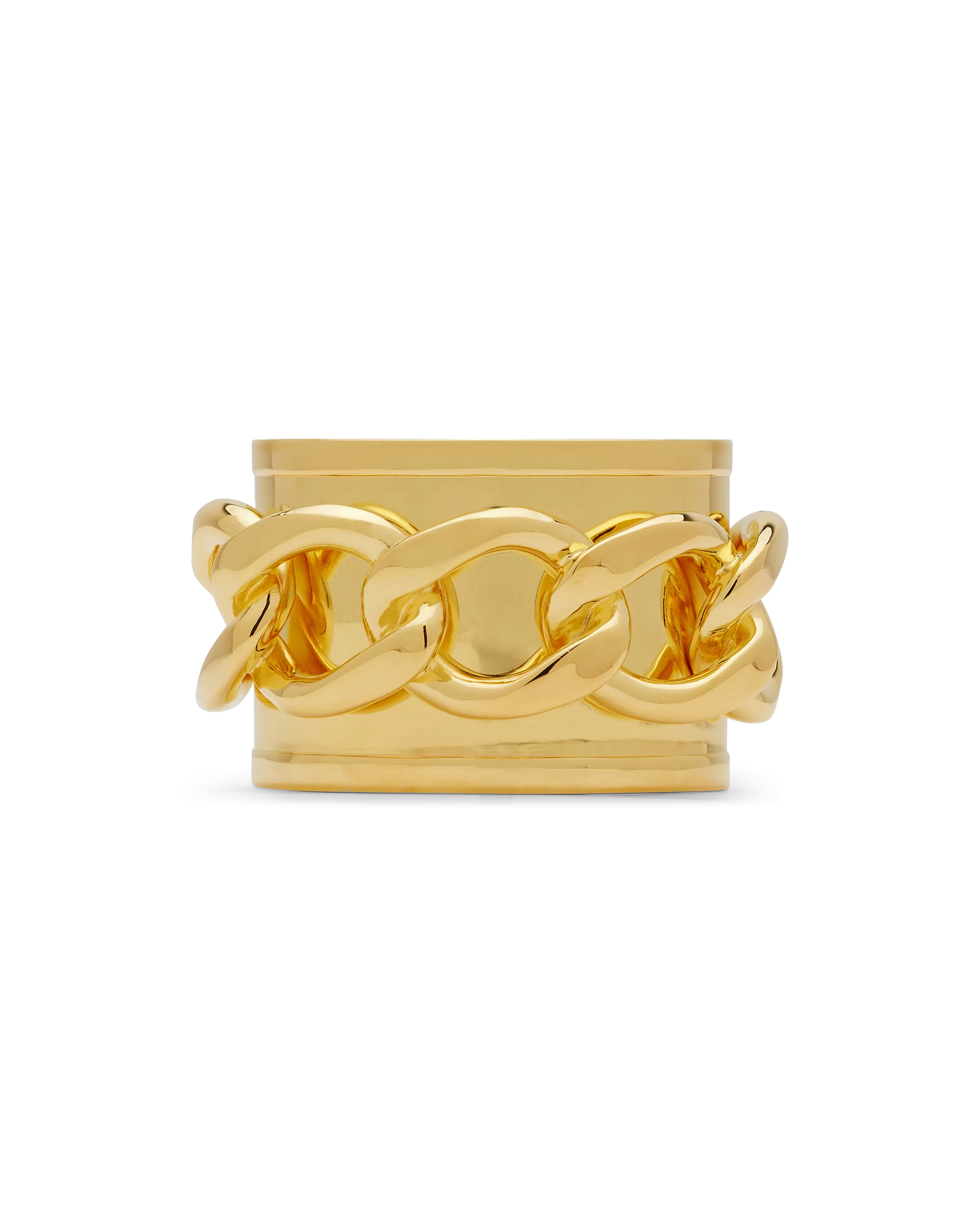 Brass Chain Cuff Bracelet - DIHSAN