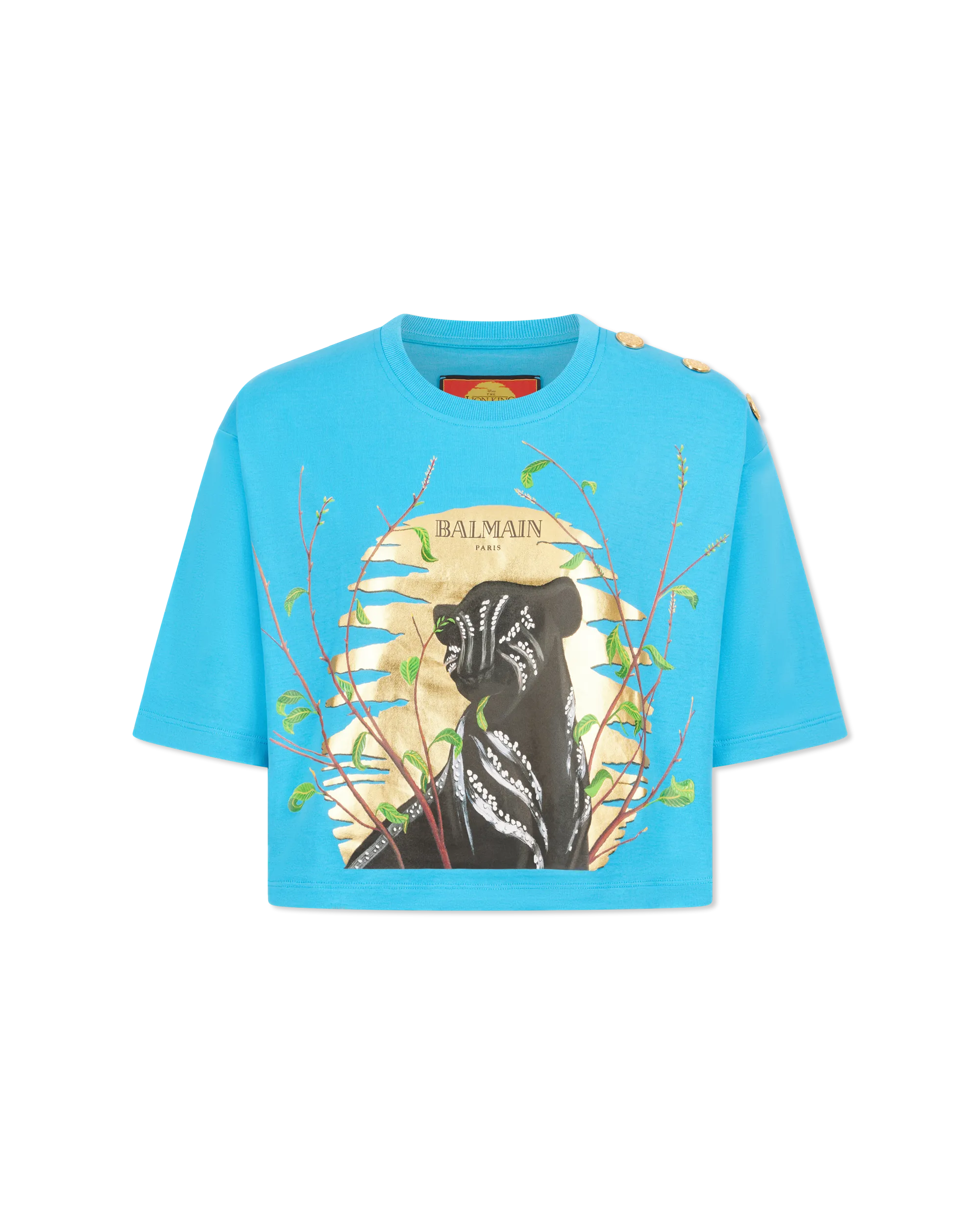 The Lion King Cassius Khumalo Printed Cropped T-Shirt - DIHSAN
