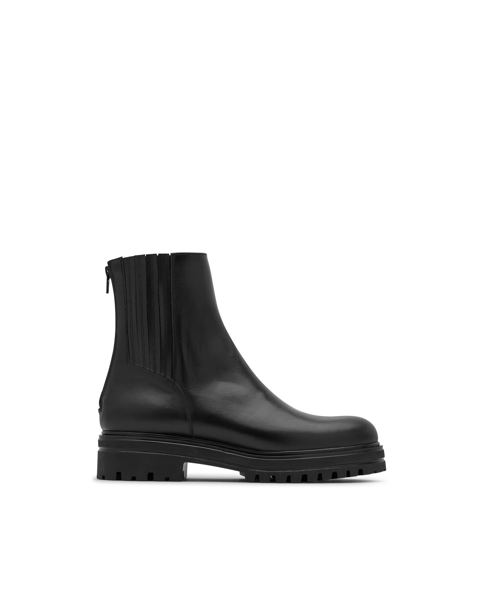 Tayler Leather Bootie - DIHSAN