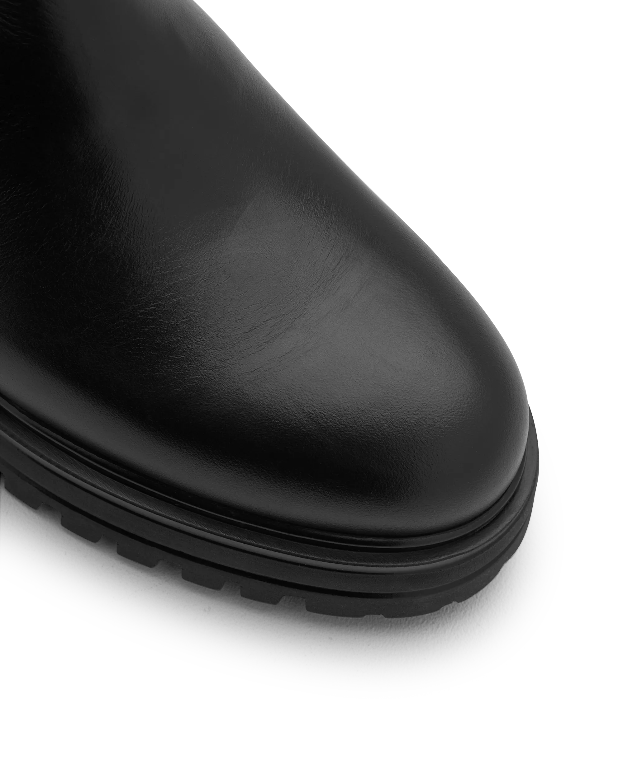 Tayler Leather Bootie - DIHSAN