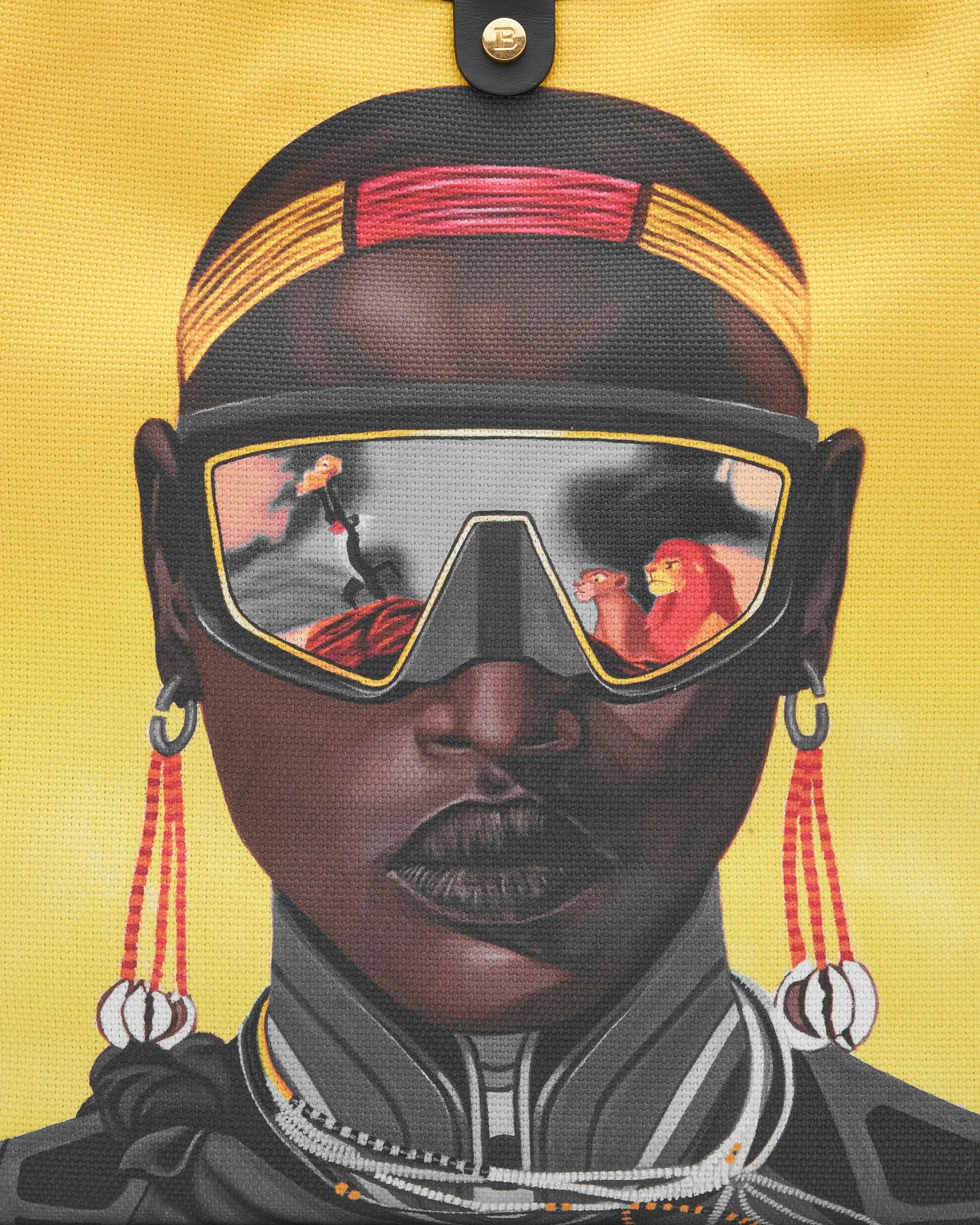 The Lion King Nika Mtwana Printed Grocery Bag - DIHSAN