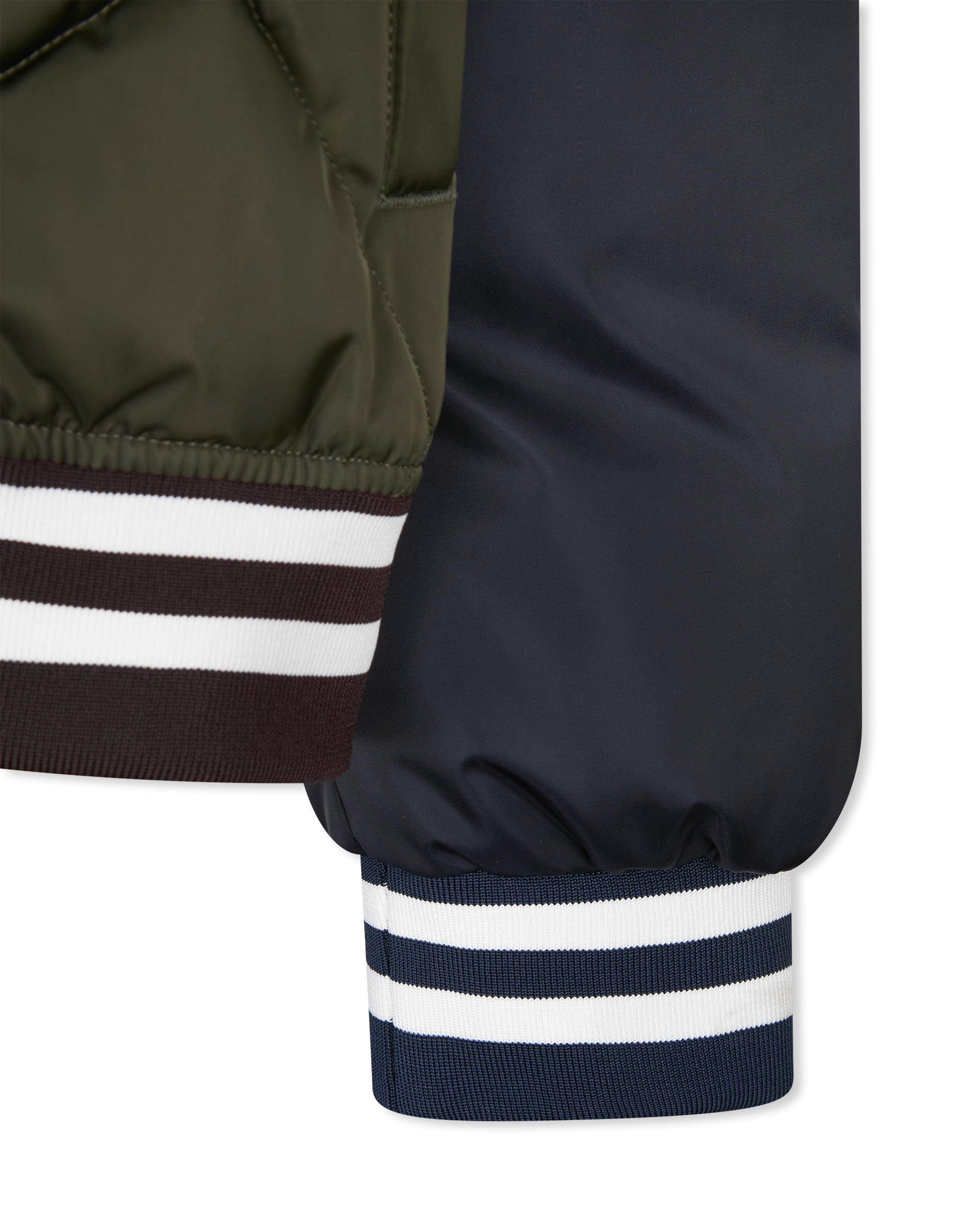 Yrachie Quilted Varsity Bomber Jacket