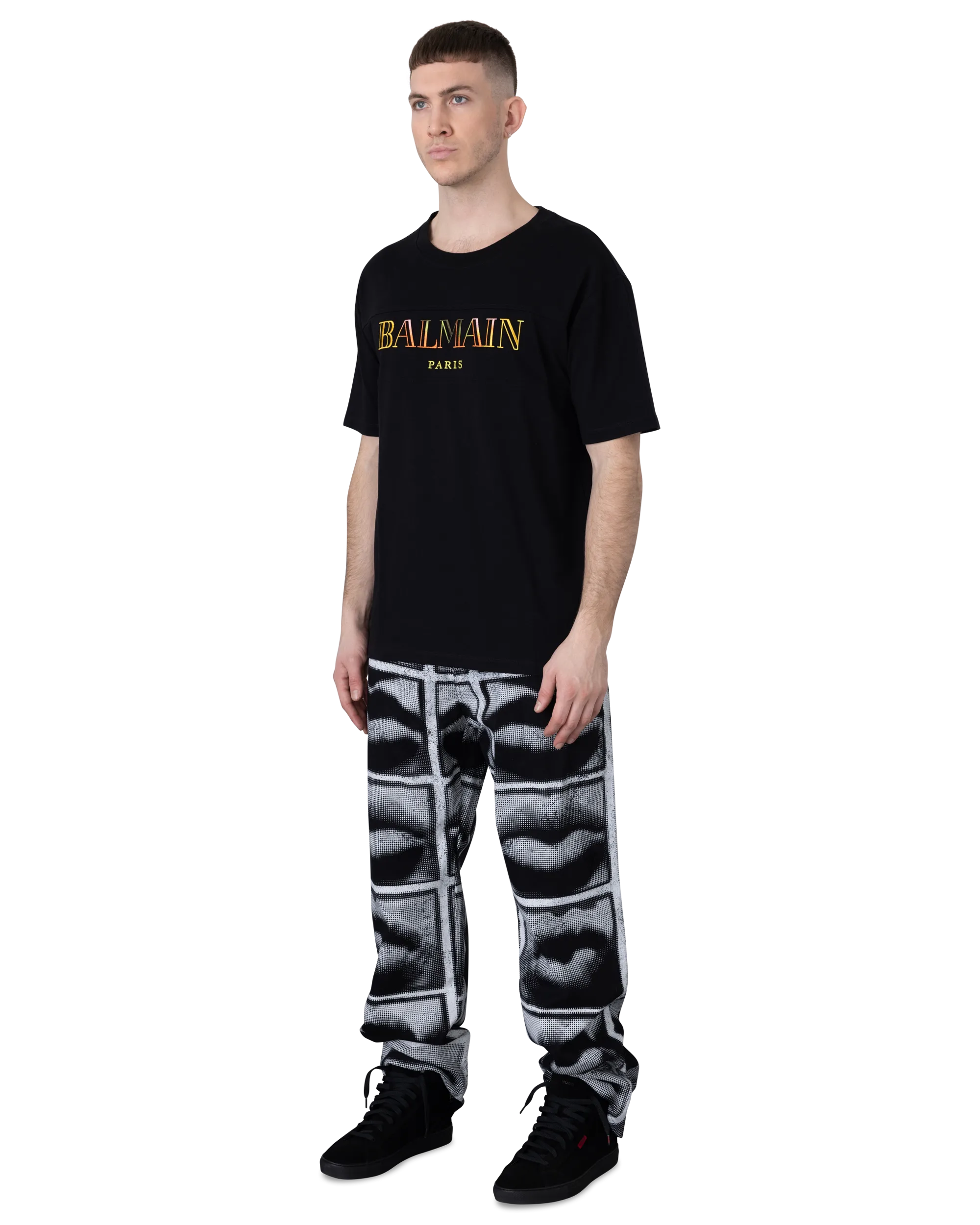 Vintage Balmain Embroidered T-Shirt