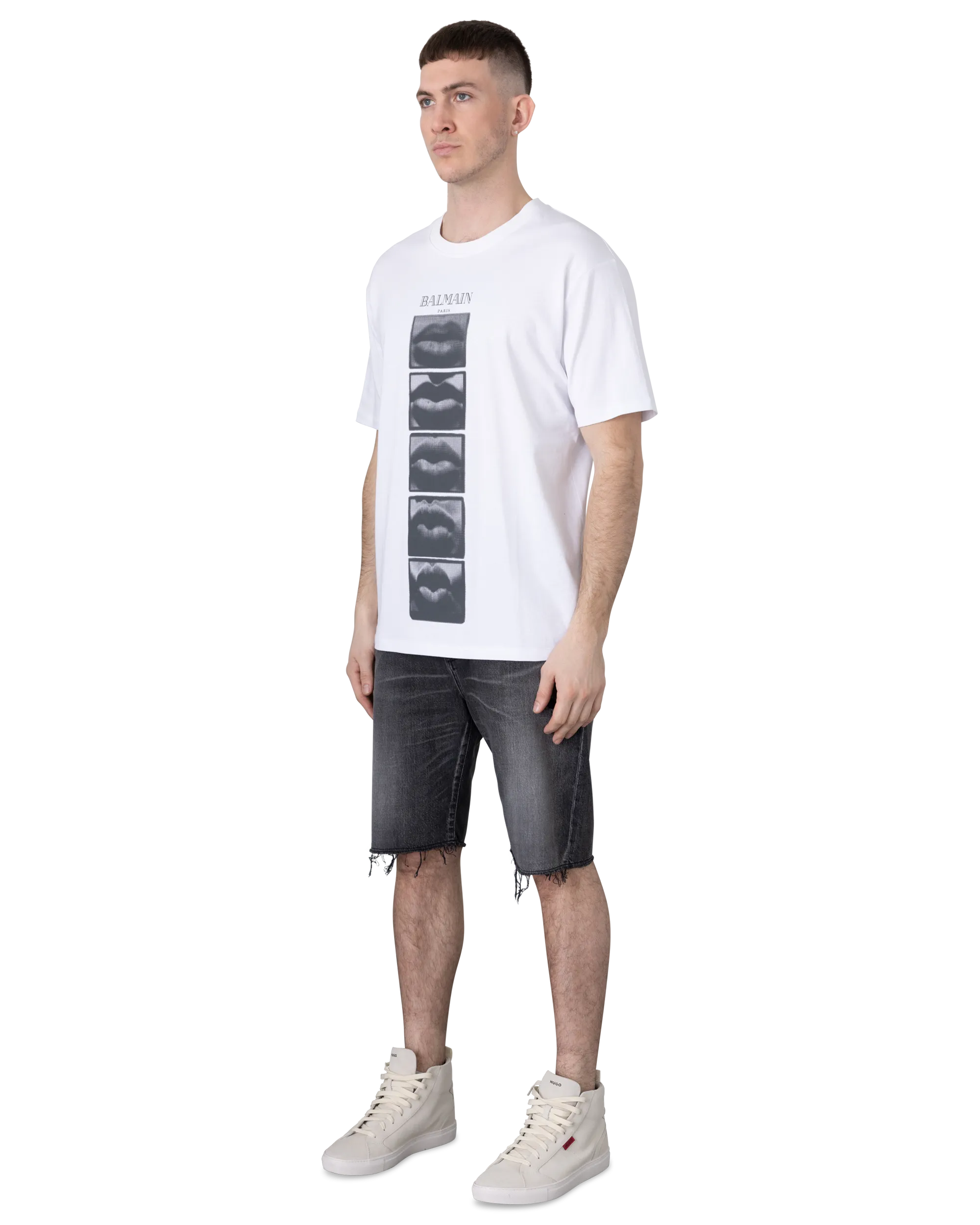 Vintage Balmain Lips Printed T-Shirt