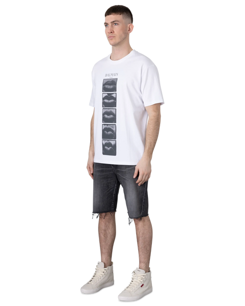 Vintage Balmain Lips Printed T-Shirt