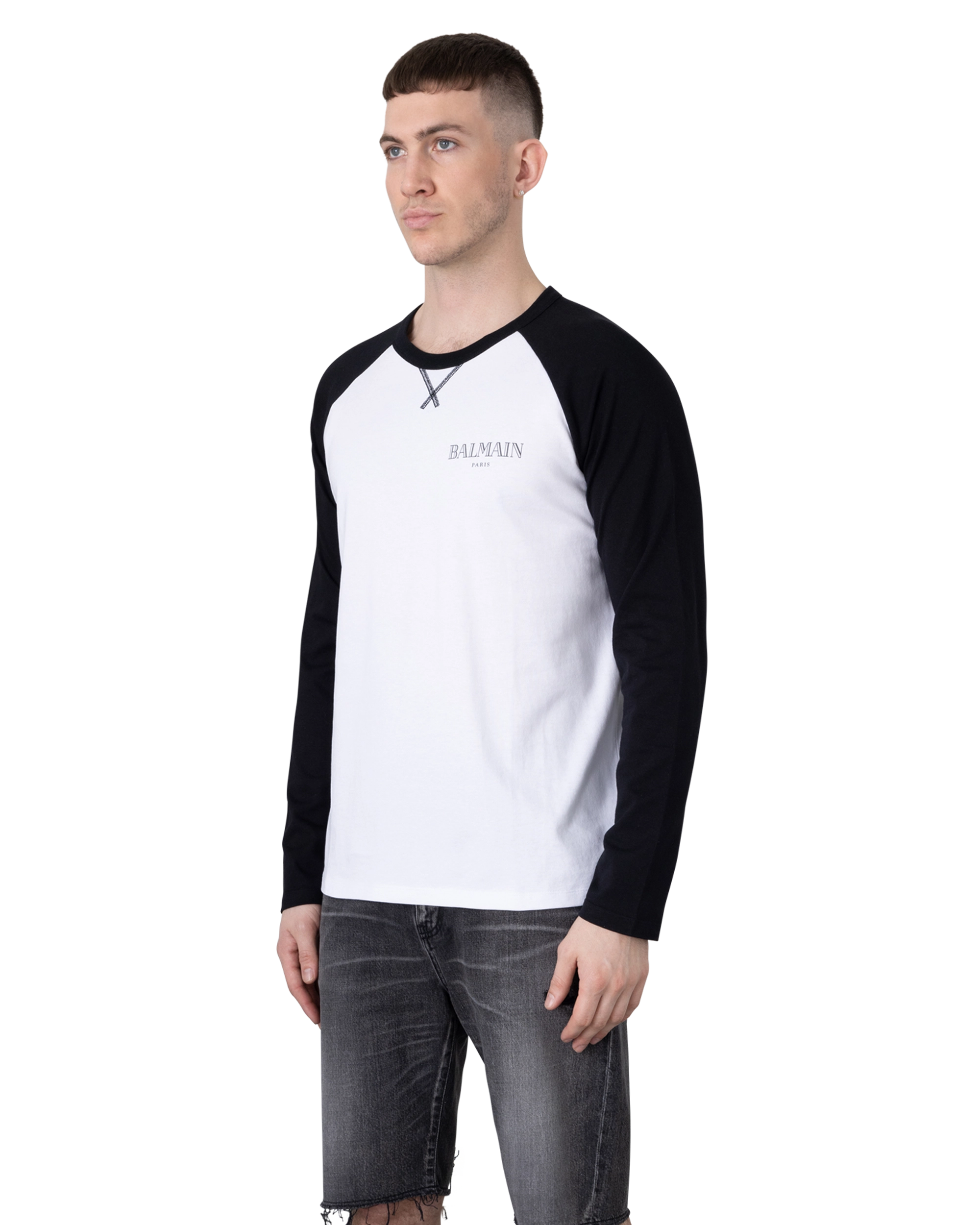 Balmain Kiss Printed Long-Sleeve T-Shirt