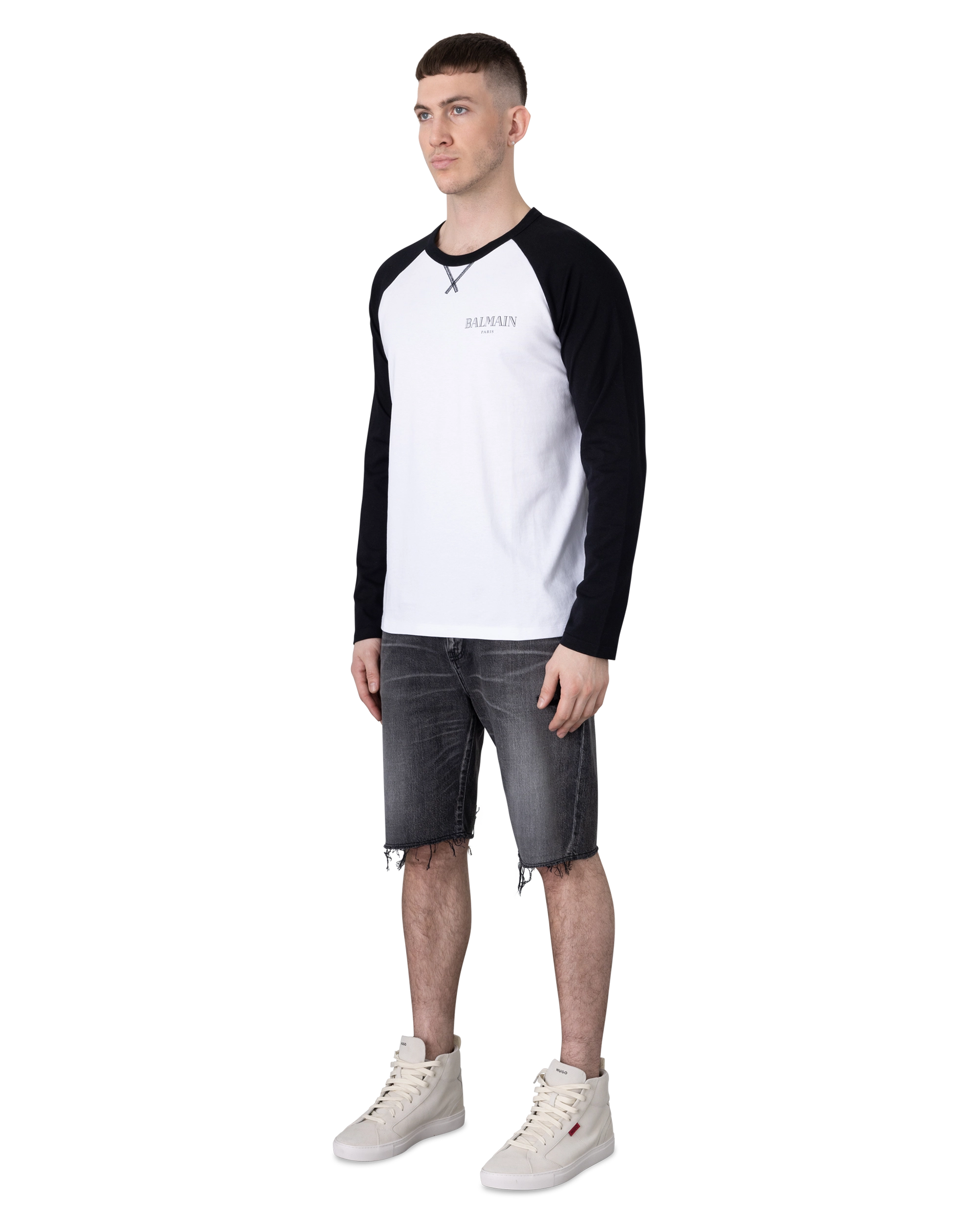 Balmain Kiss Printed Long-Sleeve T-Shirt