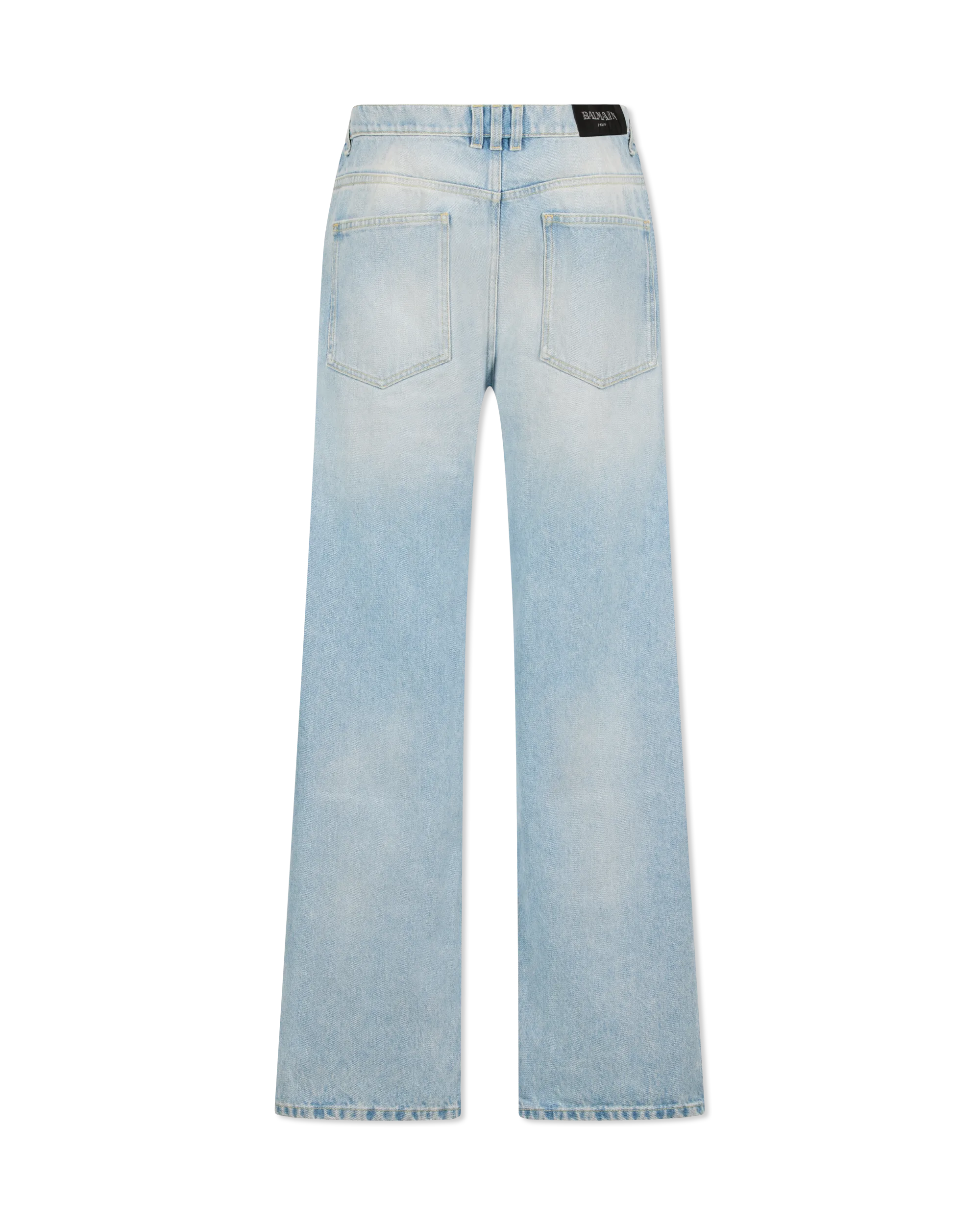 Relaxed Fit Washed Jeans - DIHSAN