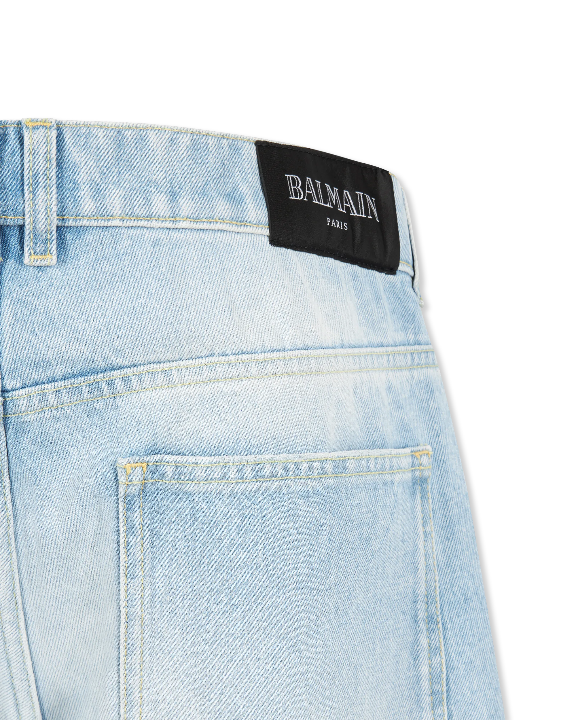 Relaxed Fit Washed Jeans - DIHSAN