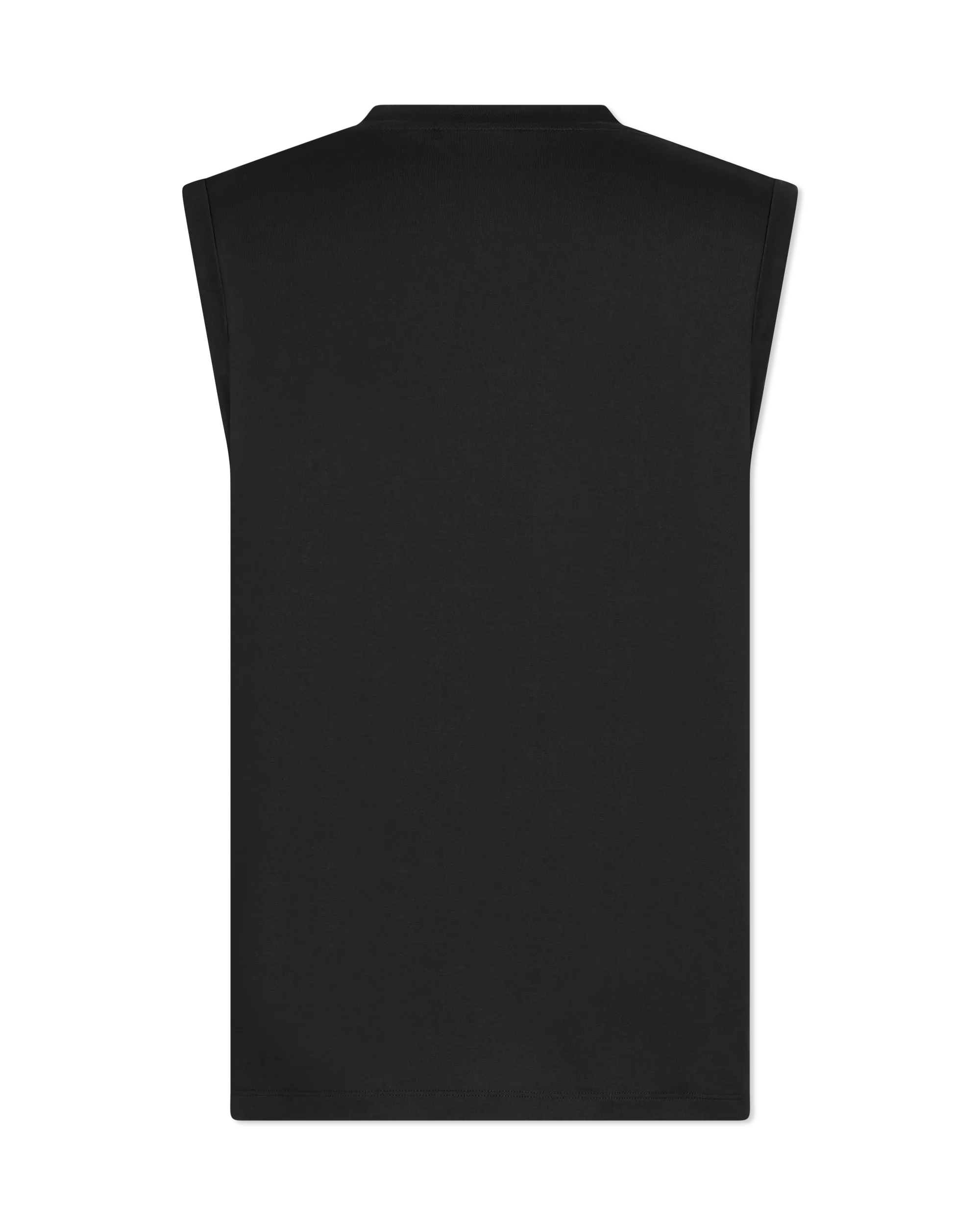 3 Button Balmain Paris Printed Tank Top