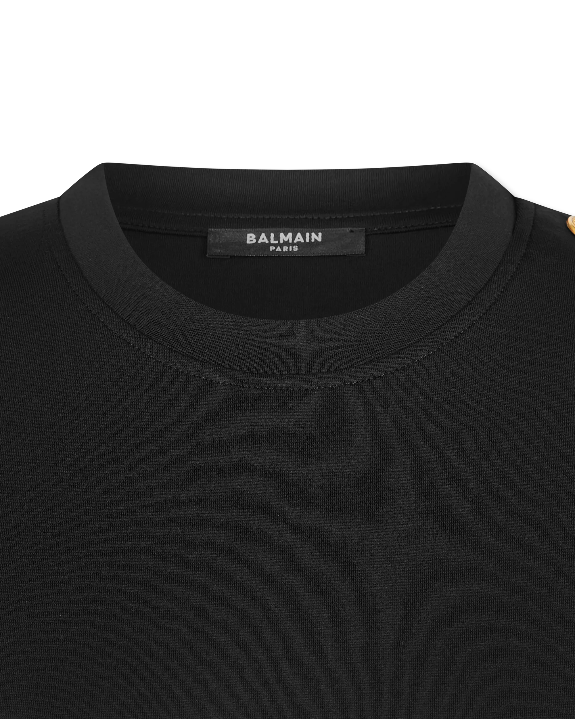 3 Button Balmain Paris Printed Tank Top