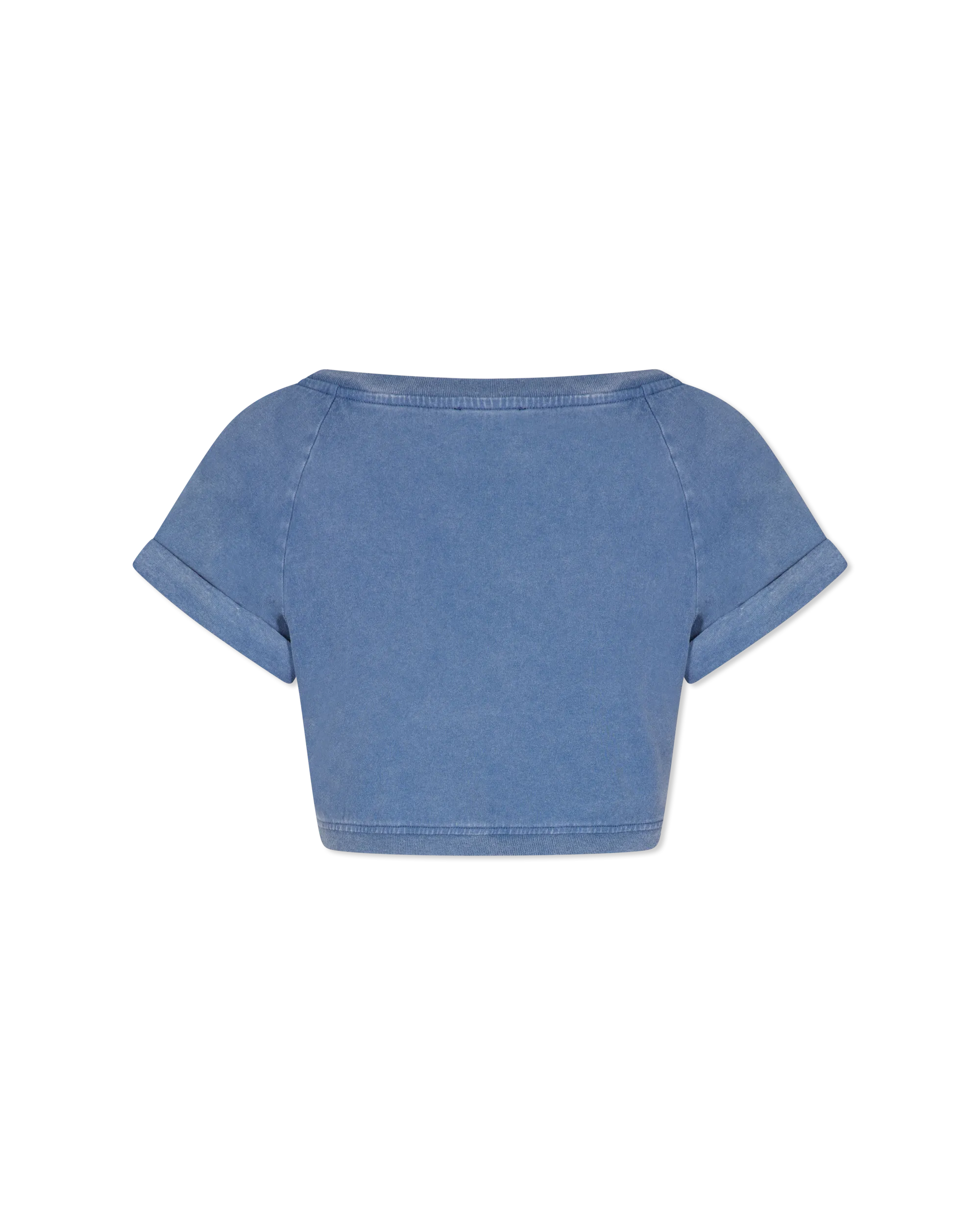 Cropped Balmain Couture Embroidered T-Shirt