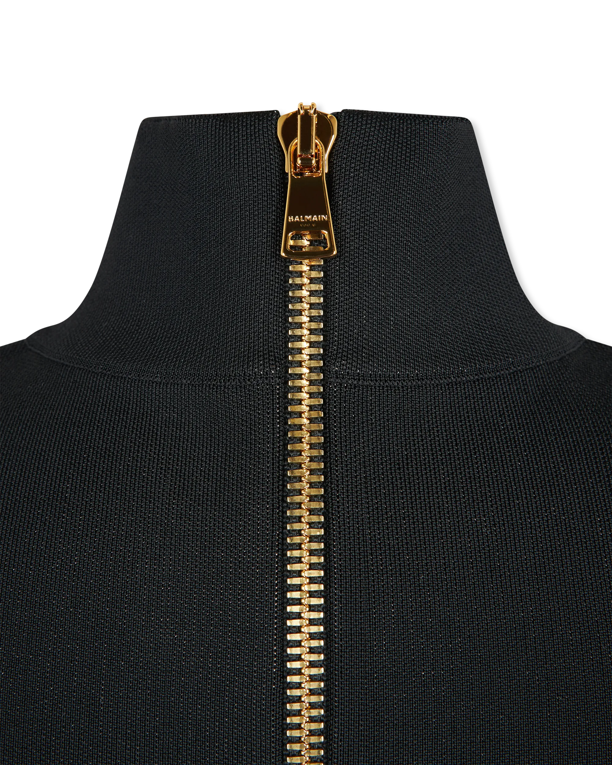 Torso Motif Jacquard Knit Bodysuit