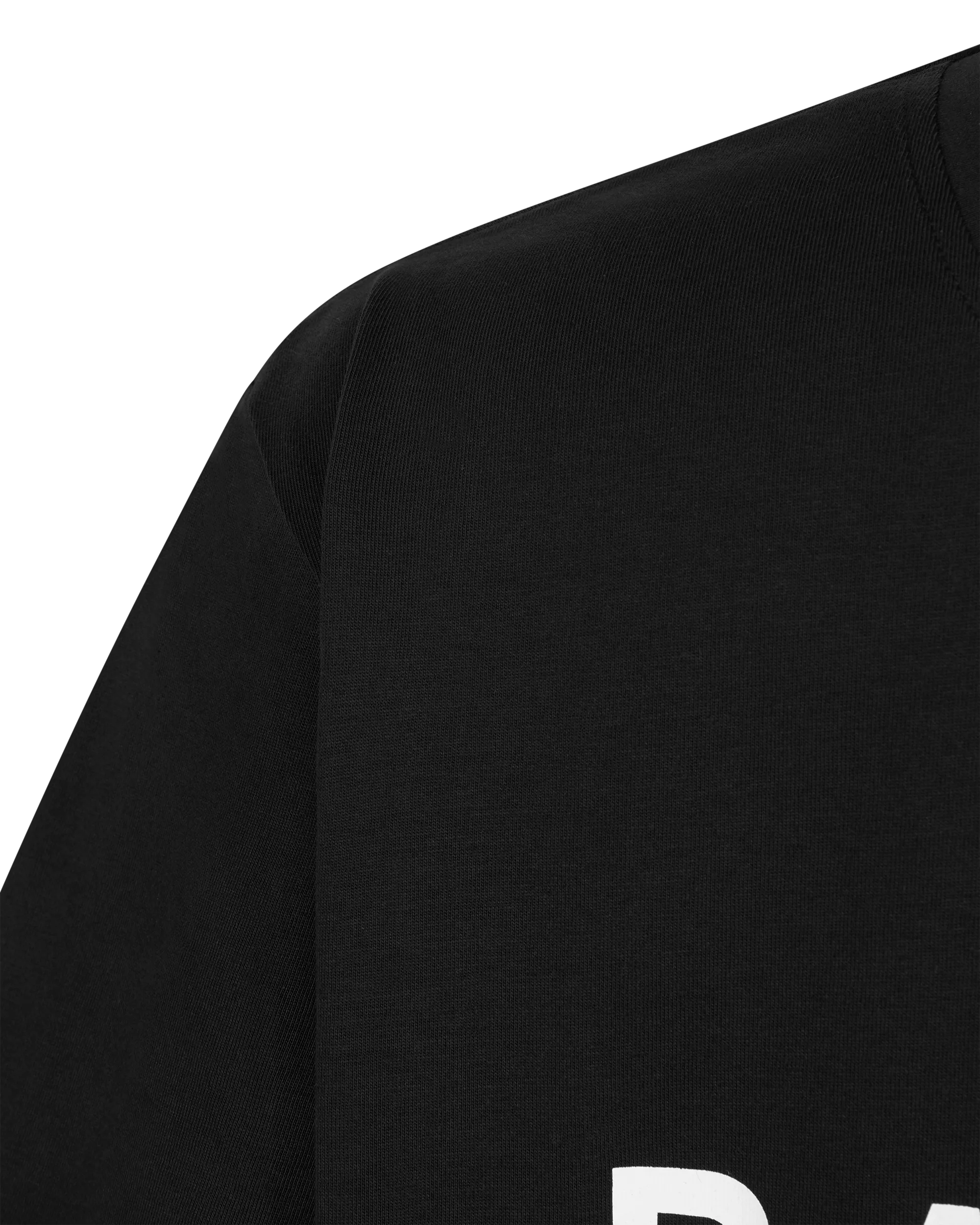 Black Cotton Balmain Paris Printed T-Shirt by Balmain | DIHSAN