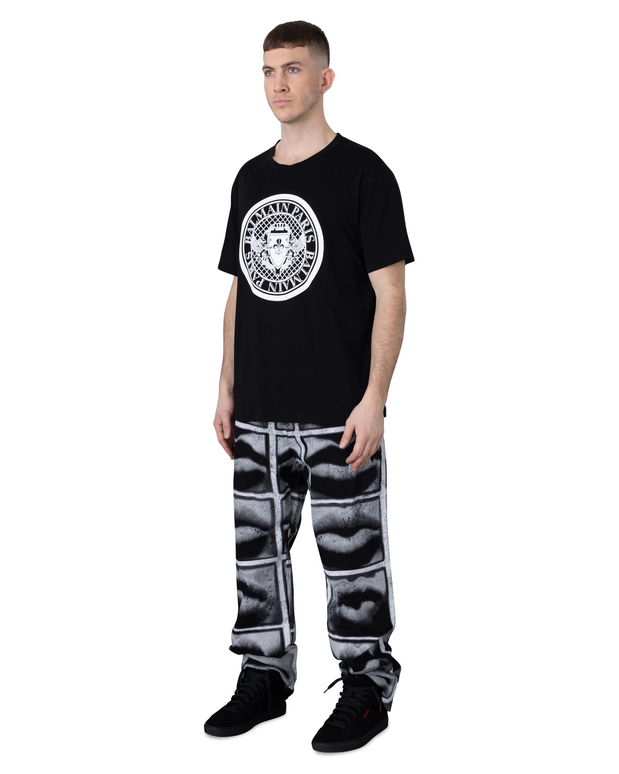 Flocked Coin T-Shirt