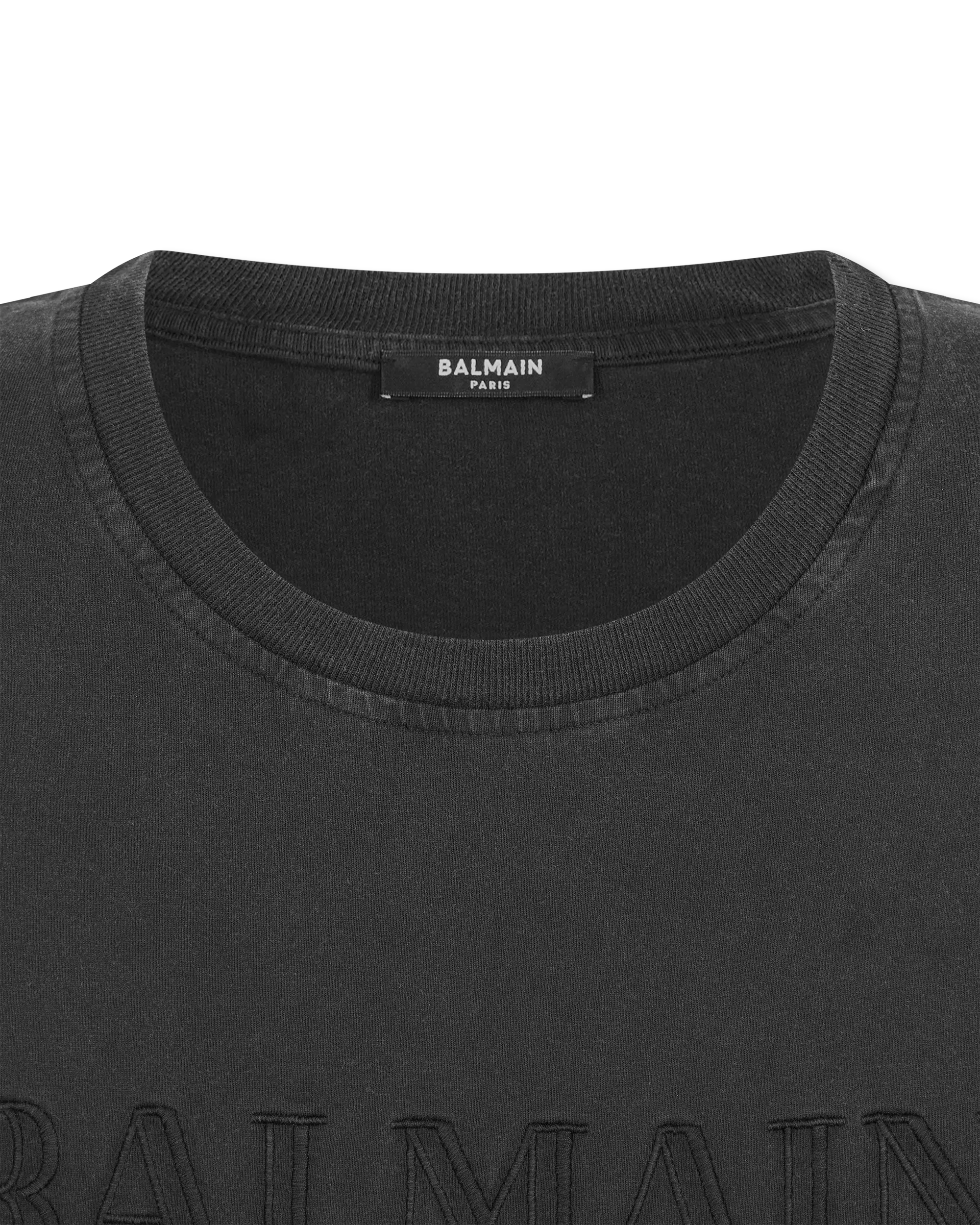 Vintage Balmain Embroidered Loose T-Shirt