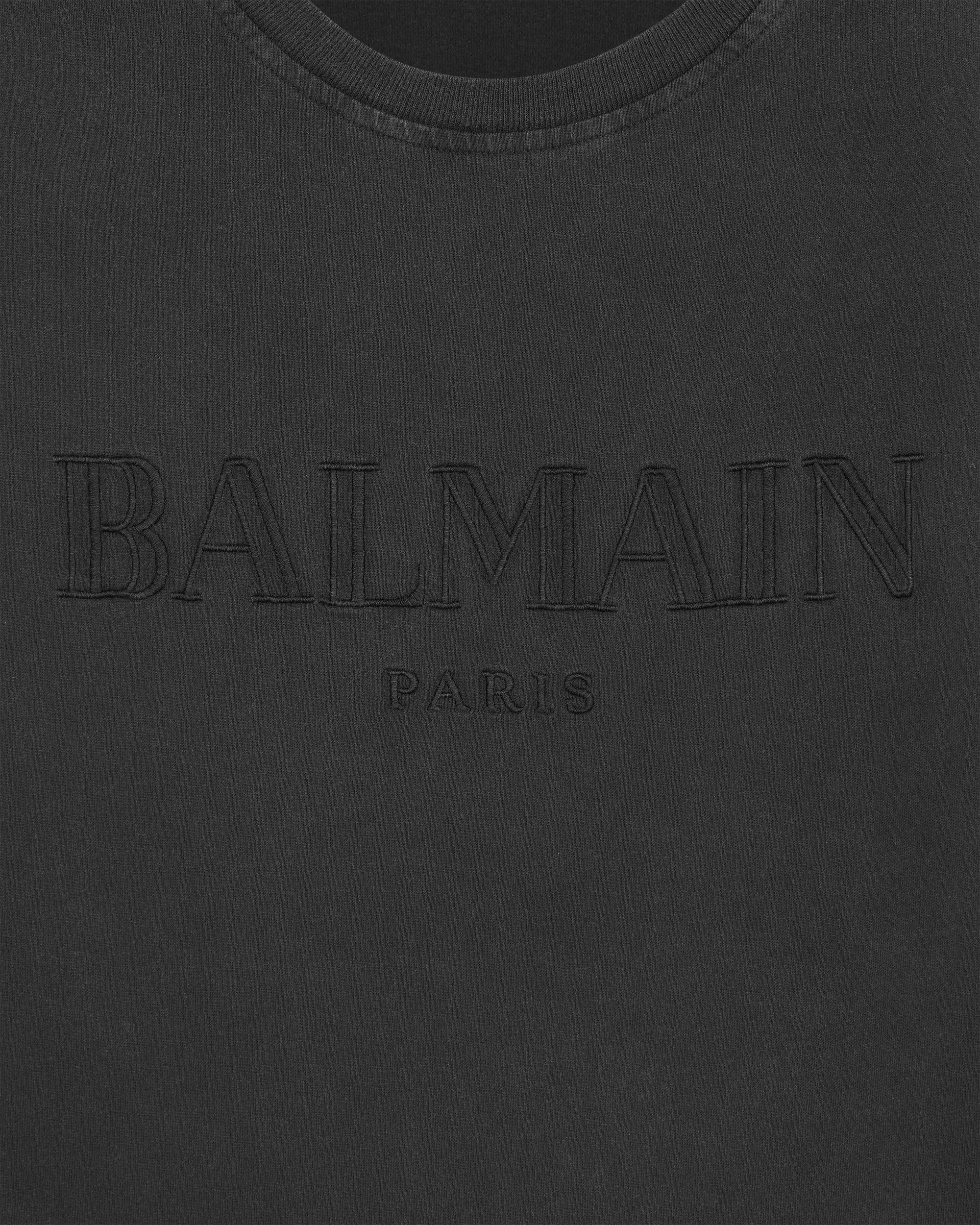 Vintage Balmain Embroidered Loose T-Shirt
