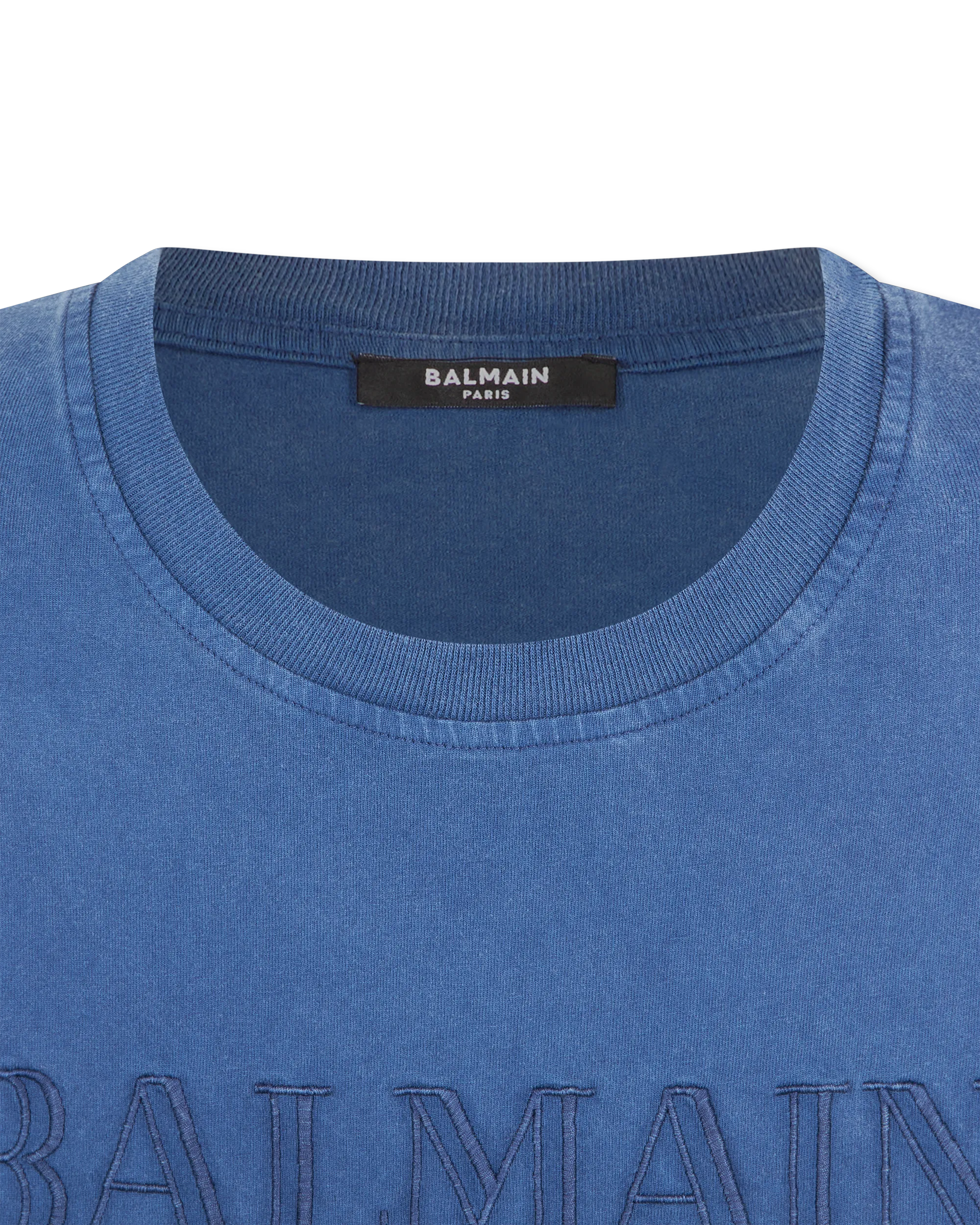 Vintage Balmain Embroidered Loose T-Shirt