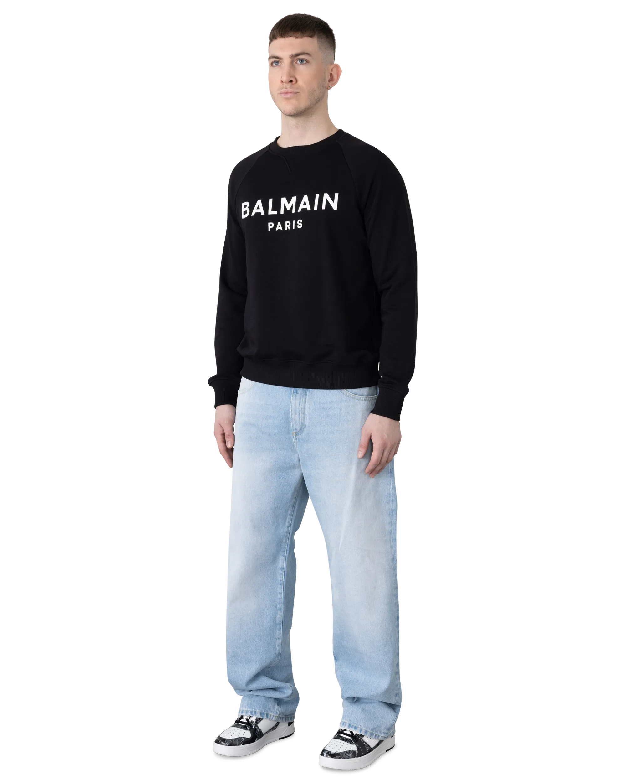 Balmain Paris Printed Sweatshirt