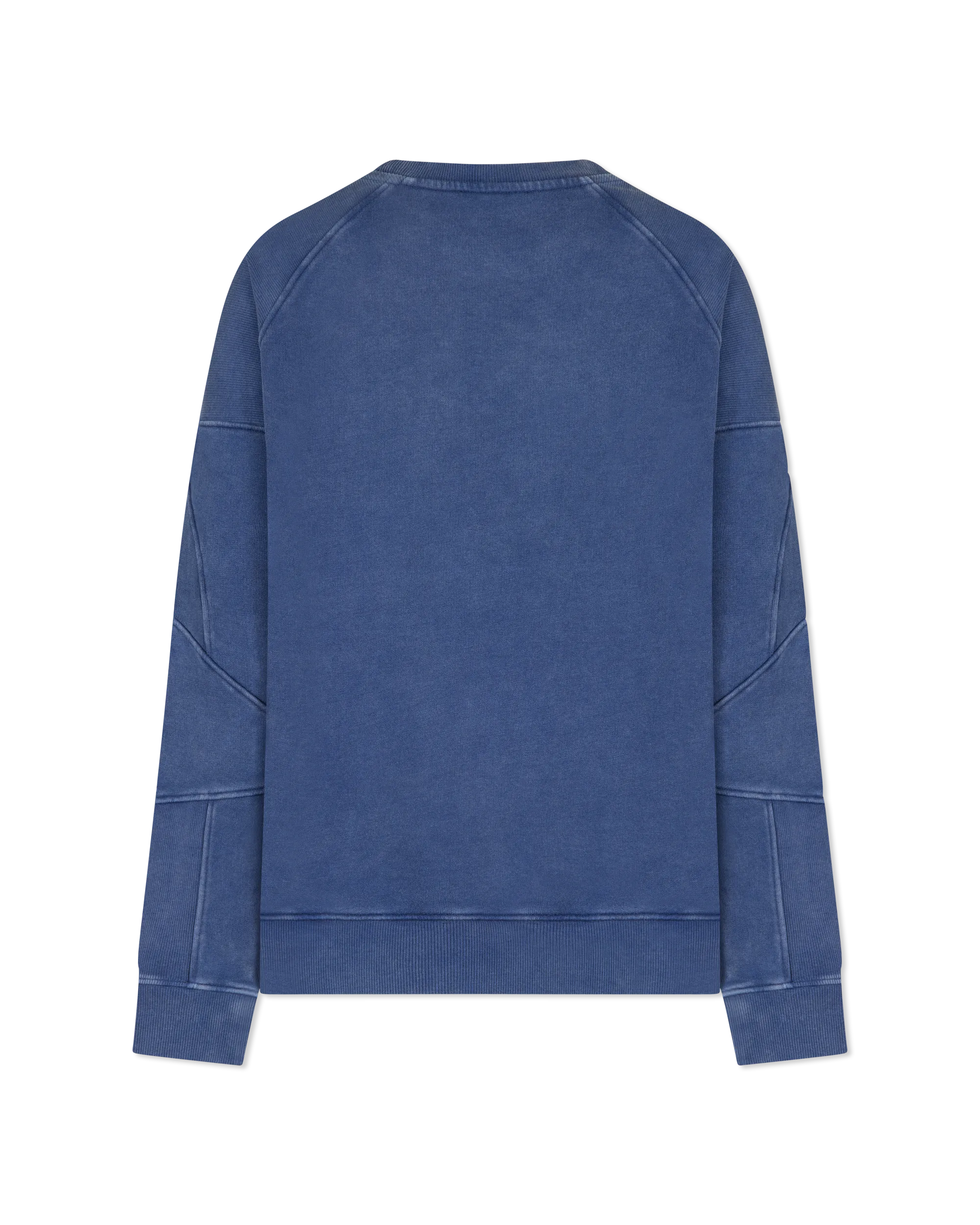 "Coin" Embroidered Ribbed Sweatshirt