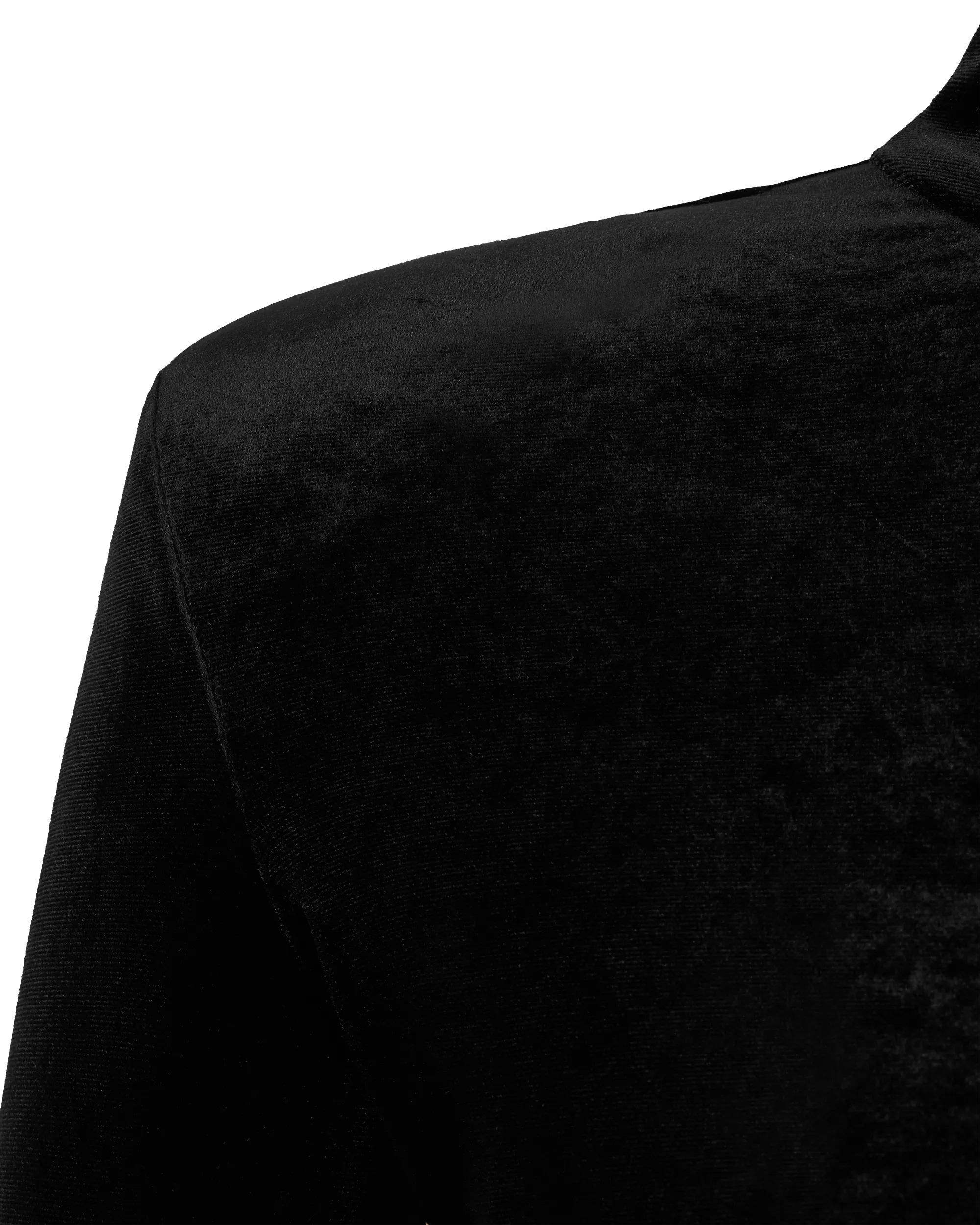 Long-Sleeved Velvet Top - DIHSAN